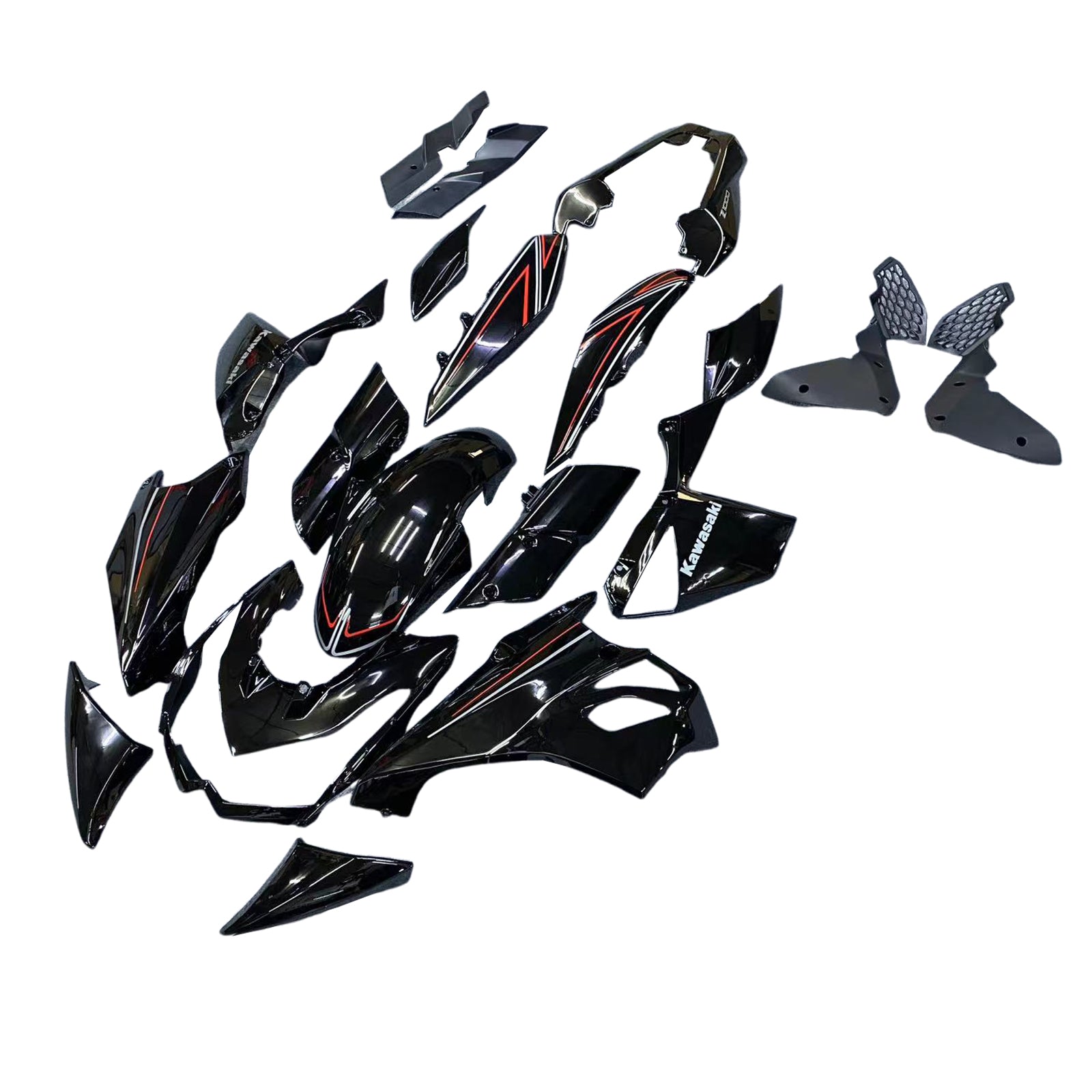 Kit di carenatura in plastica ABS per Kawasaki Z1000 2010-2013