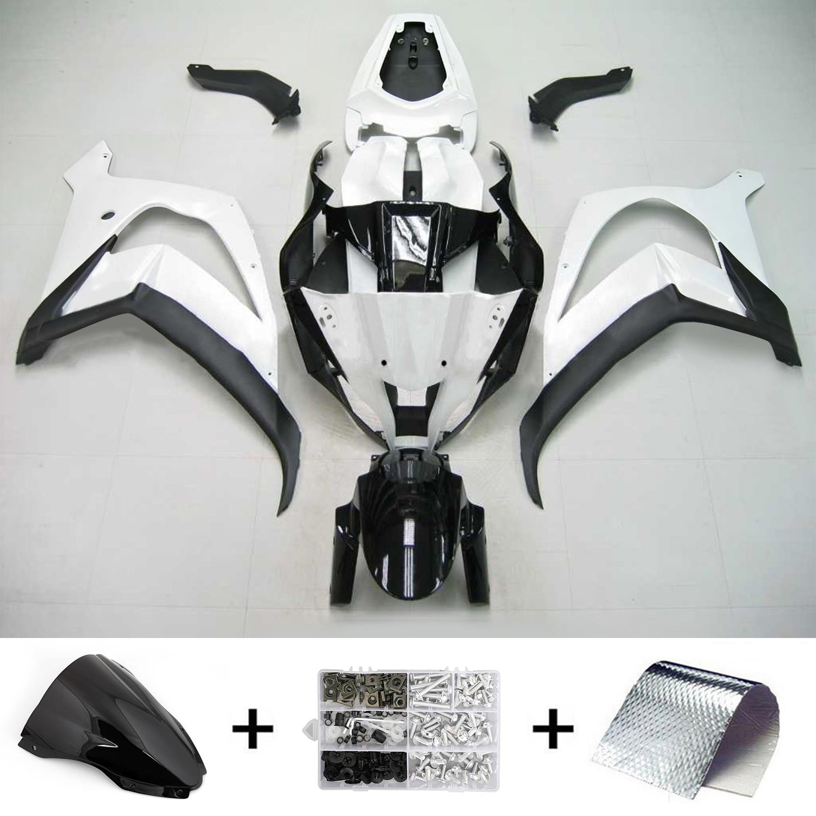 Kit de carénage injecté en plastique ABS pour Kawasaki ZX10R 2016-2020