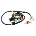 Bobine De Stator Magnéto 6 Bobines 5 Fils - Compatible 50cc à 125cc ATV, Go-kart - Diamètre 83 Mm, Hauteur Bobine 25 Mm - En Métal - 7