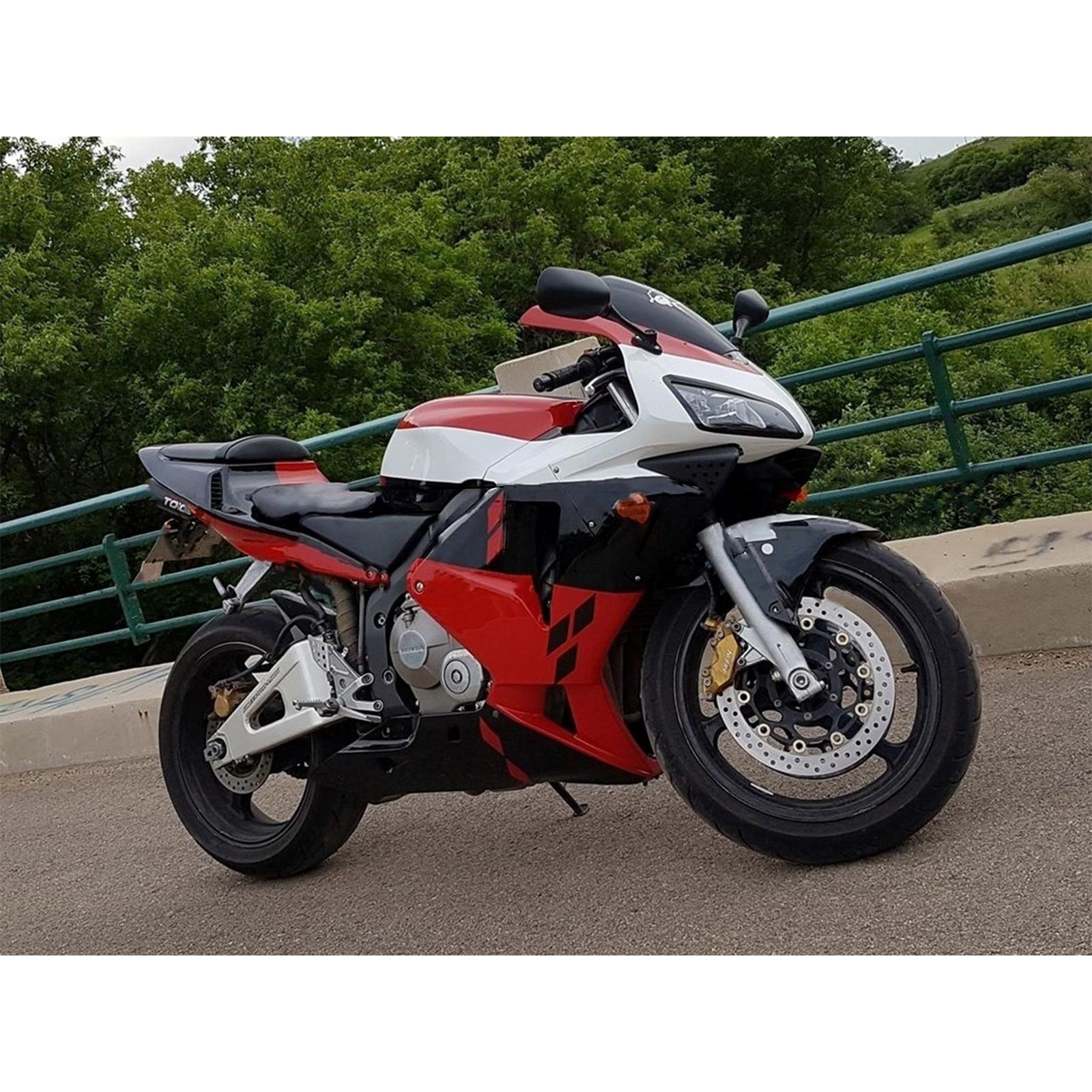Kit de carénage par injection, carrosserie en plastique ABS pour Honda CBR600RR 2003-2004 F5