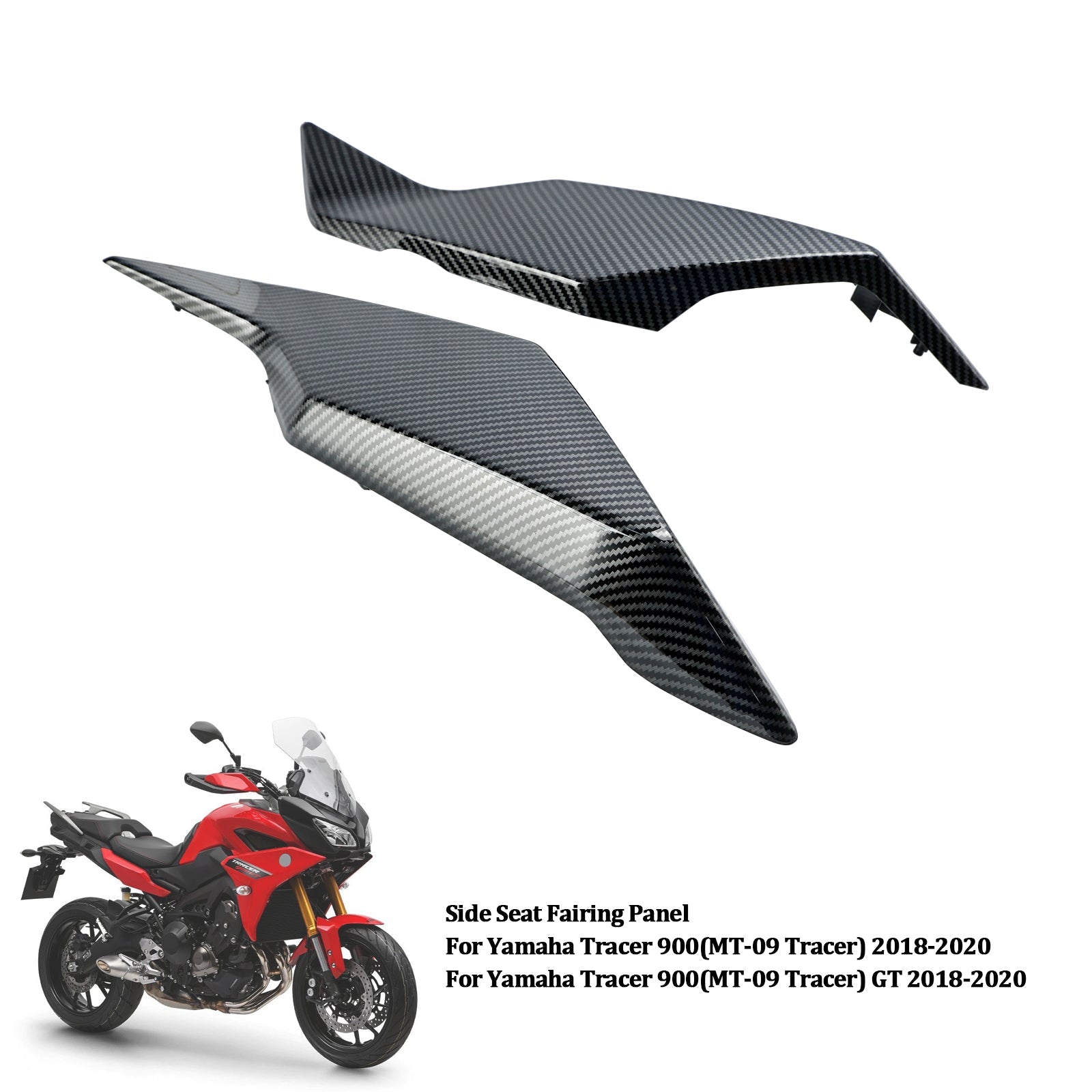 Panneau de carénage de siège latéral arrière pour Yamaha Tracer 900 / GT 2018-2020