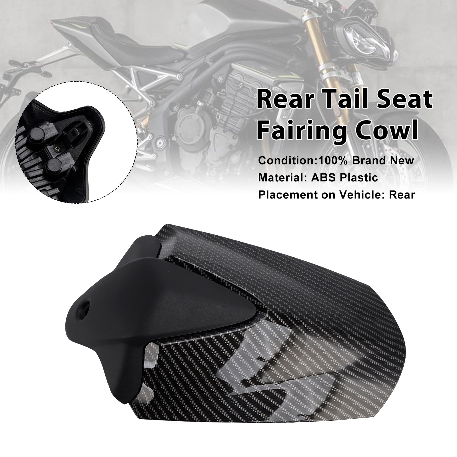 Carénage arrière de selle pour Speed Triple 1200 RS (2021-2024)