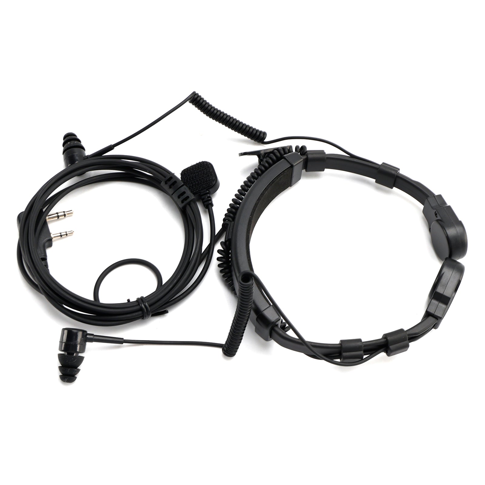 Casque anti-vibrations télescopique K-Head pour TK-208, TK-220, TH-D7 et TH-F6