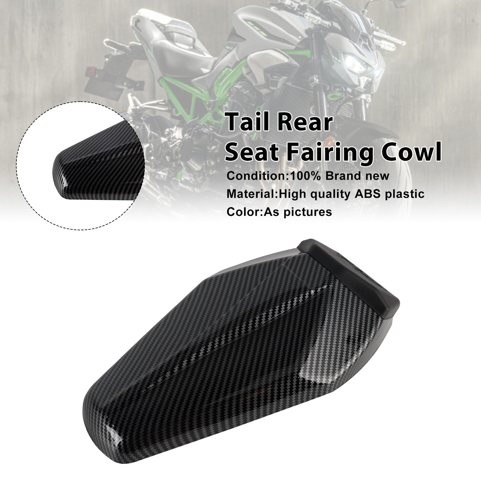 Carénage arrière de selle pour Kawasaki Z900 Z900SE 2025-2026
