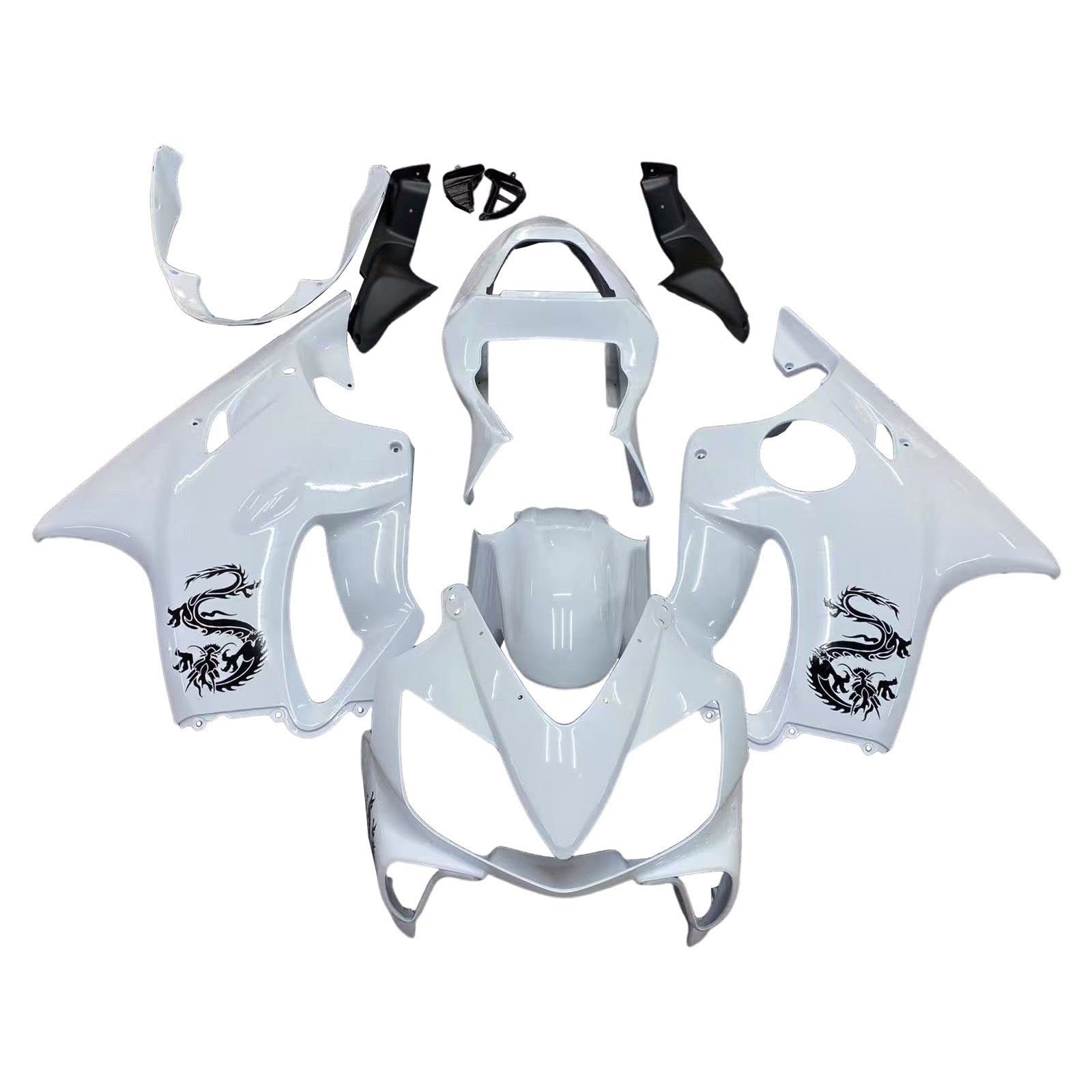 Kit de carénage par injection, carrosserie en plastique ABS, compatible avec Honda CBR600 F4i 2001-2003