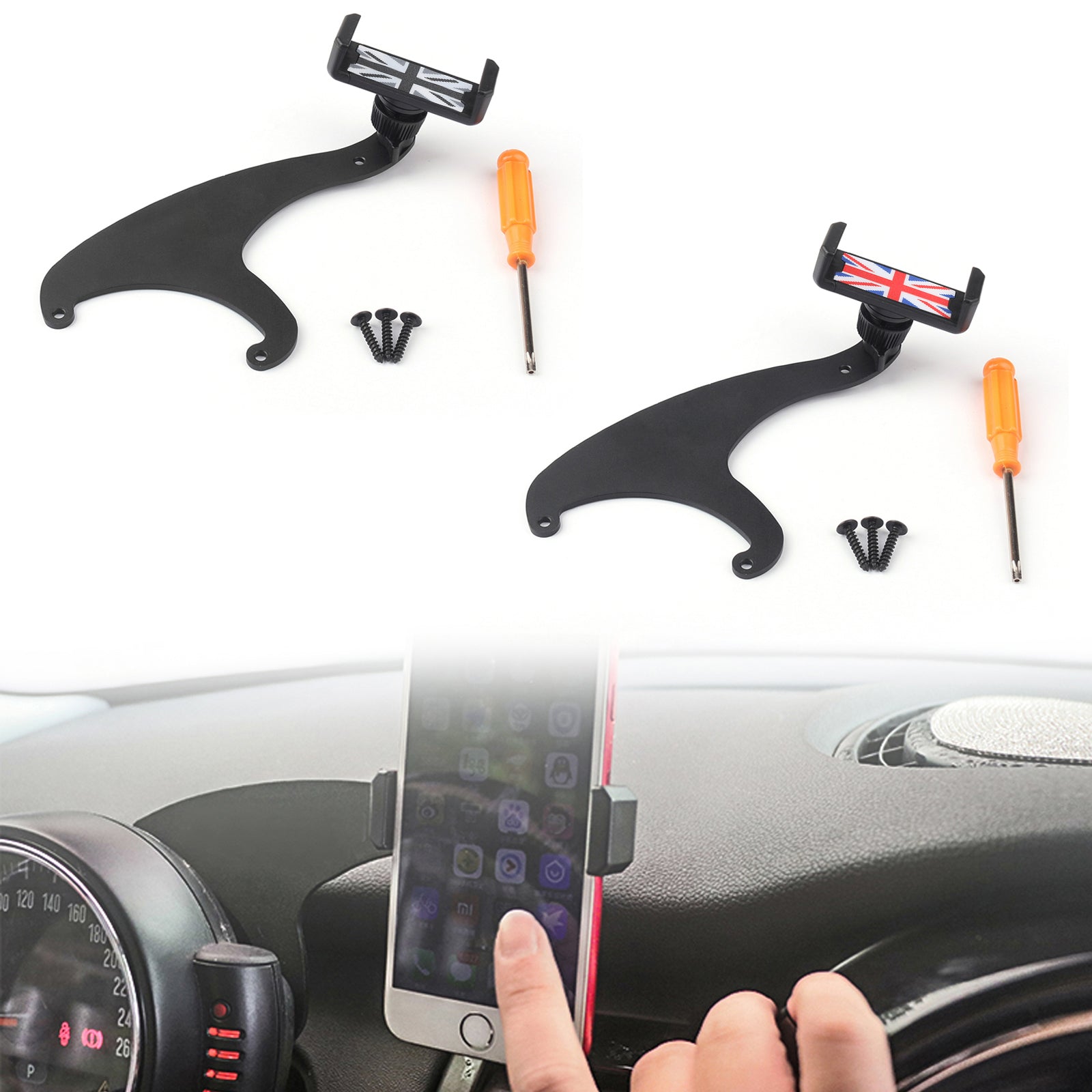 Support de support de support GPS pour téléphone de voiture adapté pour Mini Cooper