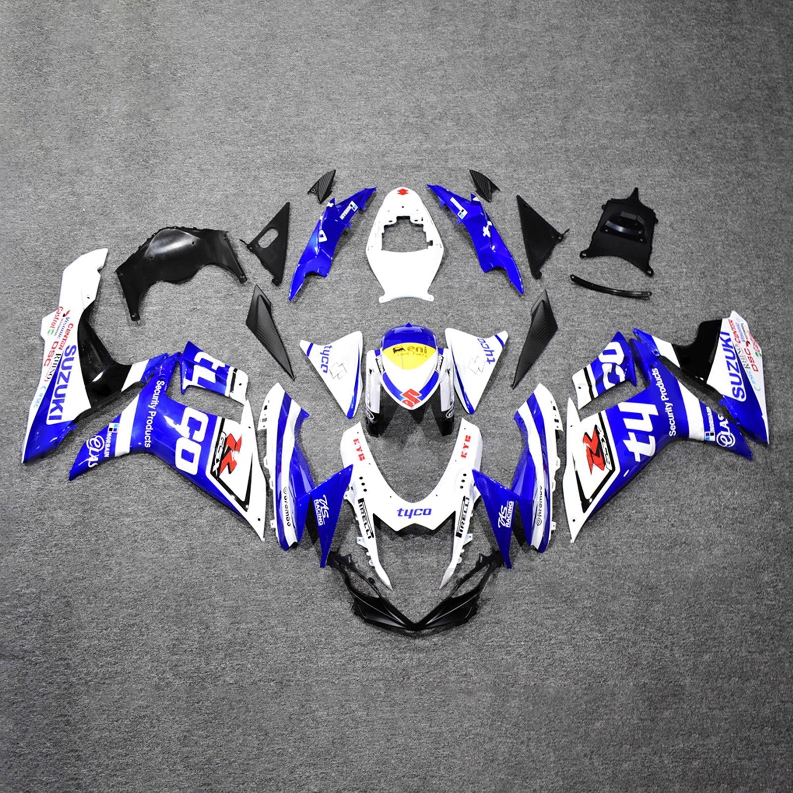Kit de carénage injecté en plastique ABS pour Suzuki GSXR 600/750 2011-2026 K11