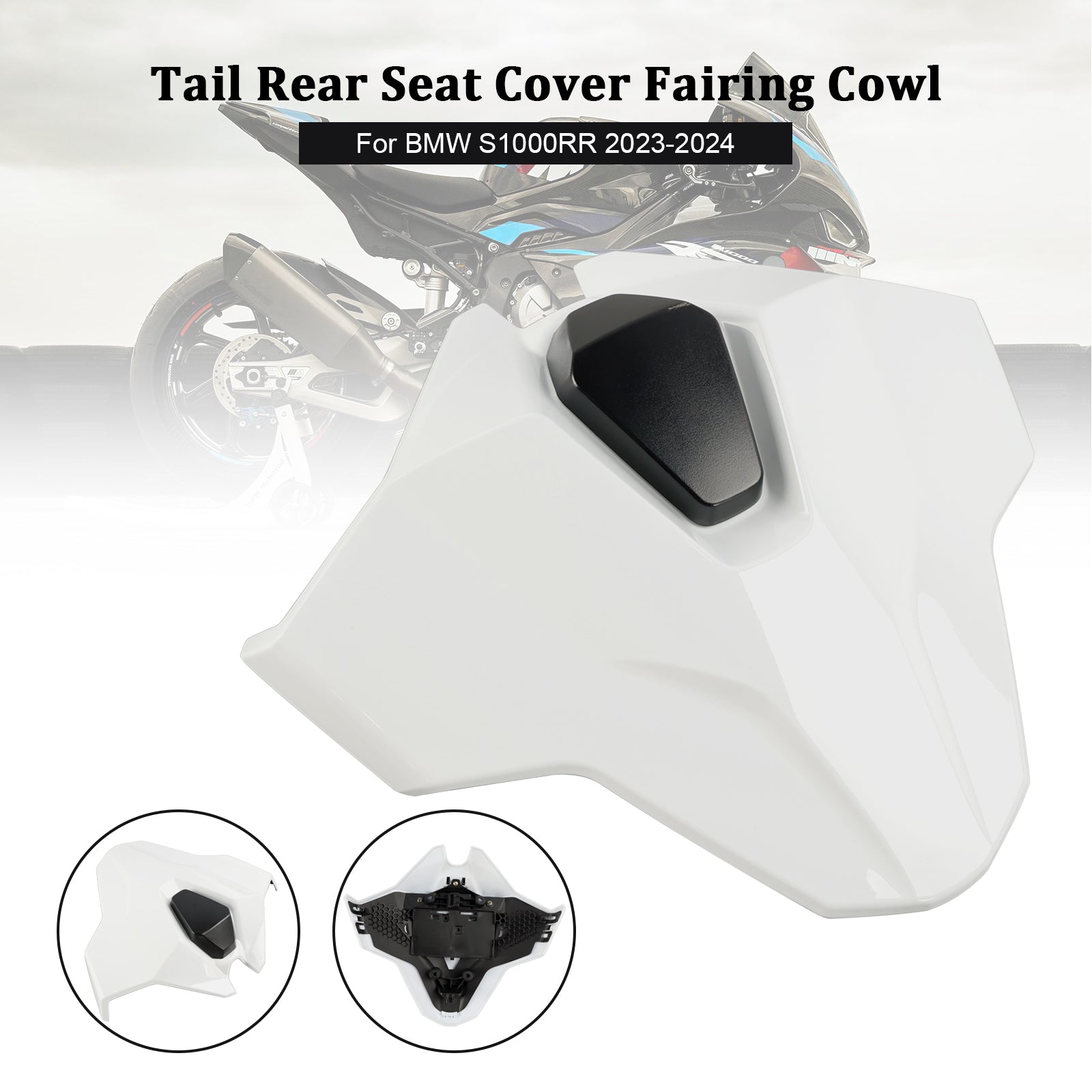 Capot de carénage de couverture de siège arrière de queue pour BMW S1000RR 2023-2024