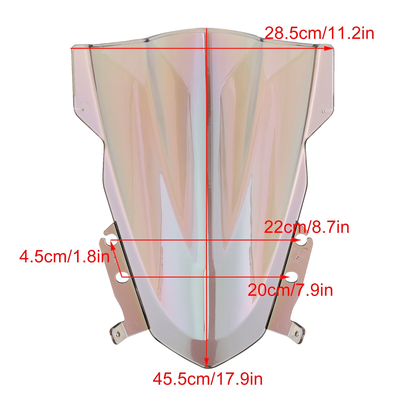 Szybka przednia dla Daytona 660 2024-2025 Motocykl przednią szybę
