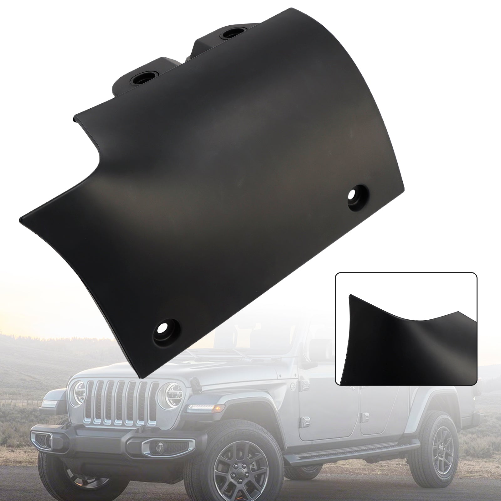 Panneau de garniture latérale droite du capot 7HC84TZZAA pour Jeep Gladiator 2020-2026