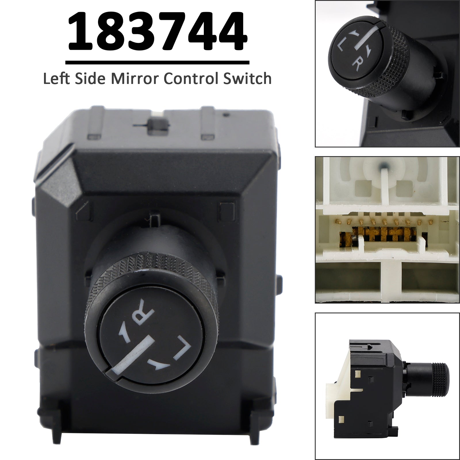 Commutateur de commande de rétroviseur gauche 183744 pour Toyota Camry, Prius et C-HR 2017-2023