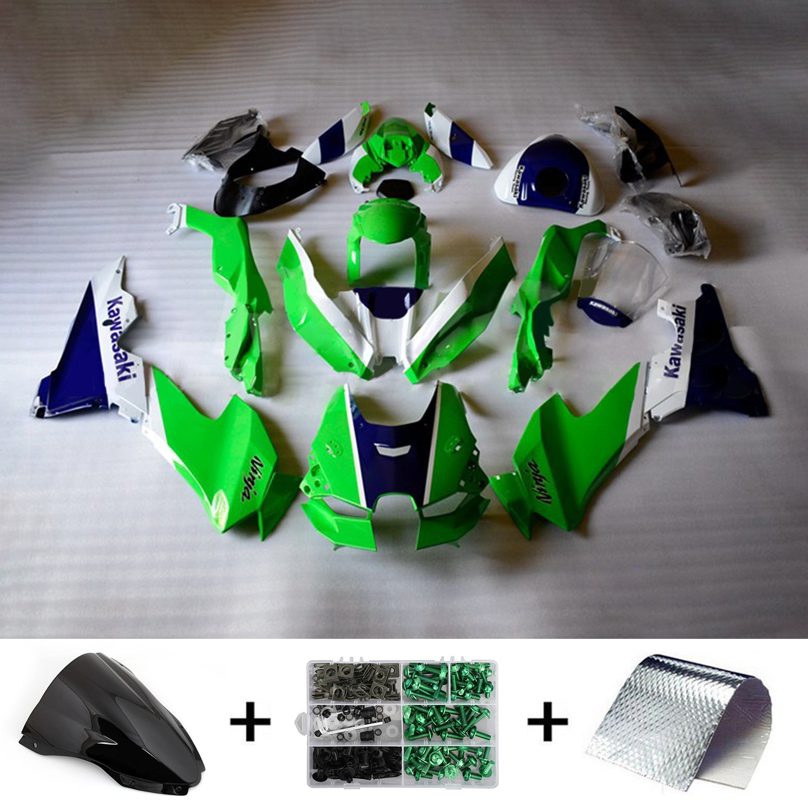 Kawasaki ZX-10R ZX-10RR 2021-2024 Kit de carenado de inyección ABS