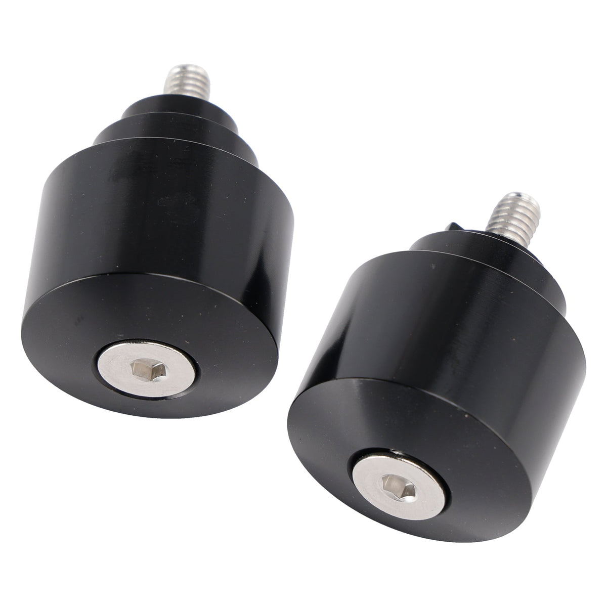 Ensemble d'embouts de guidon en aluminium noir pour Honda CBR600, CBR900, VFR800 et CTX700