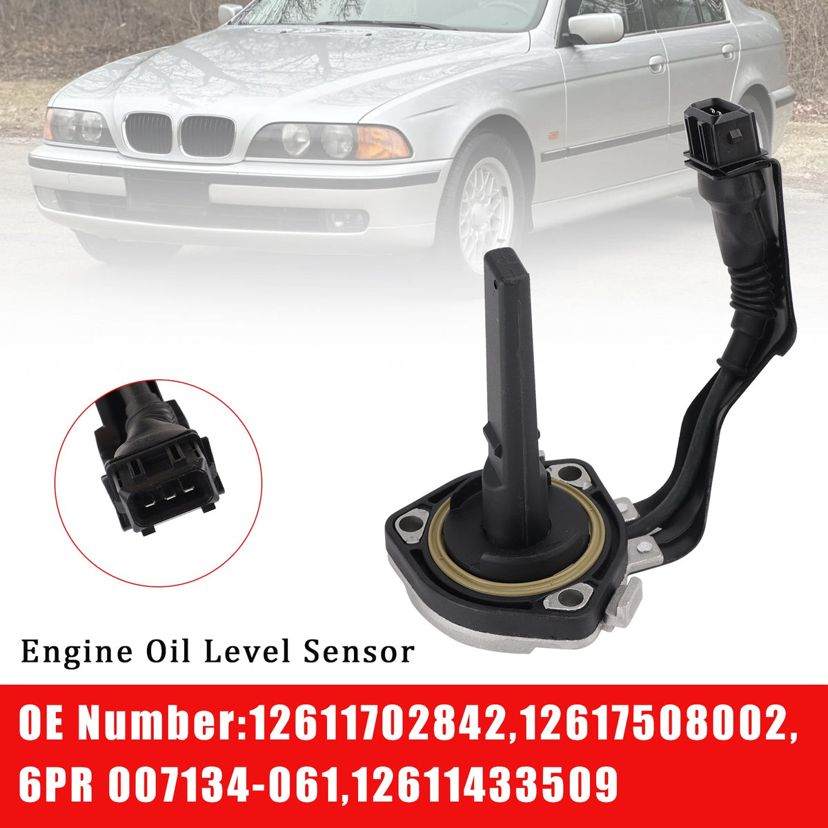 Capteur de niveau d'huile moteur 12611702842 6PR 007134-061 pour BMW 528i 1996-1999
