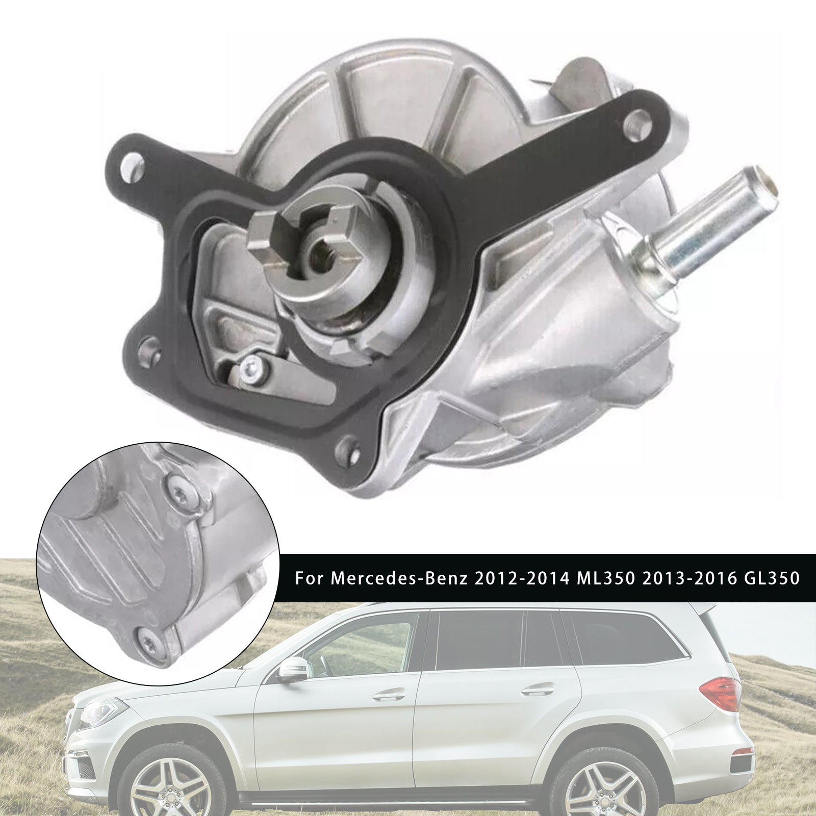 Remvacuümpomp met turbocompressor MERCEDES-BENZ GLE350D 3.0L V6 DIESEL 2016 6422300765
