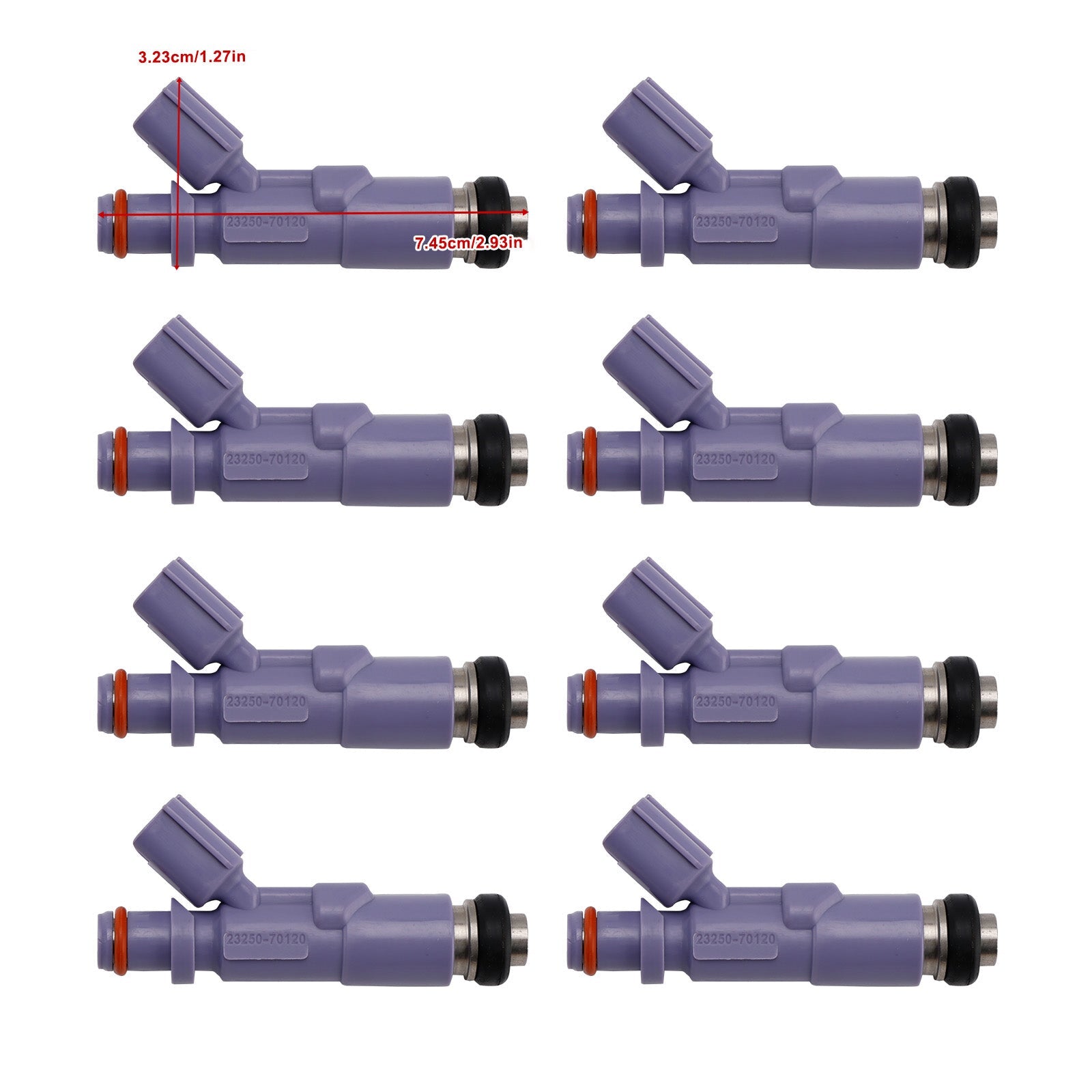 8 injecteurs de carburant 832-11116 pour Lexus IS200/300 99-05 GX470/ LX470 4.7L 05-09