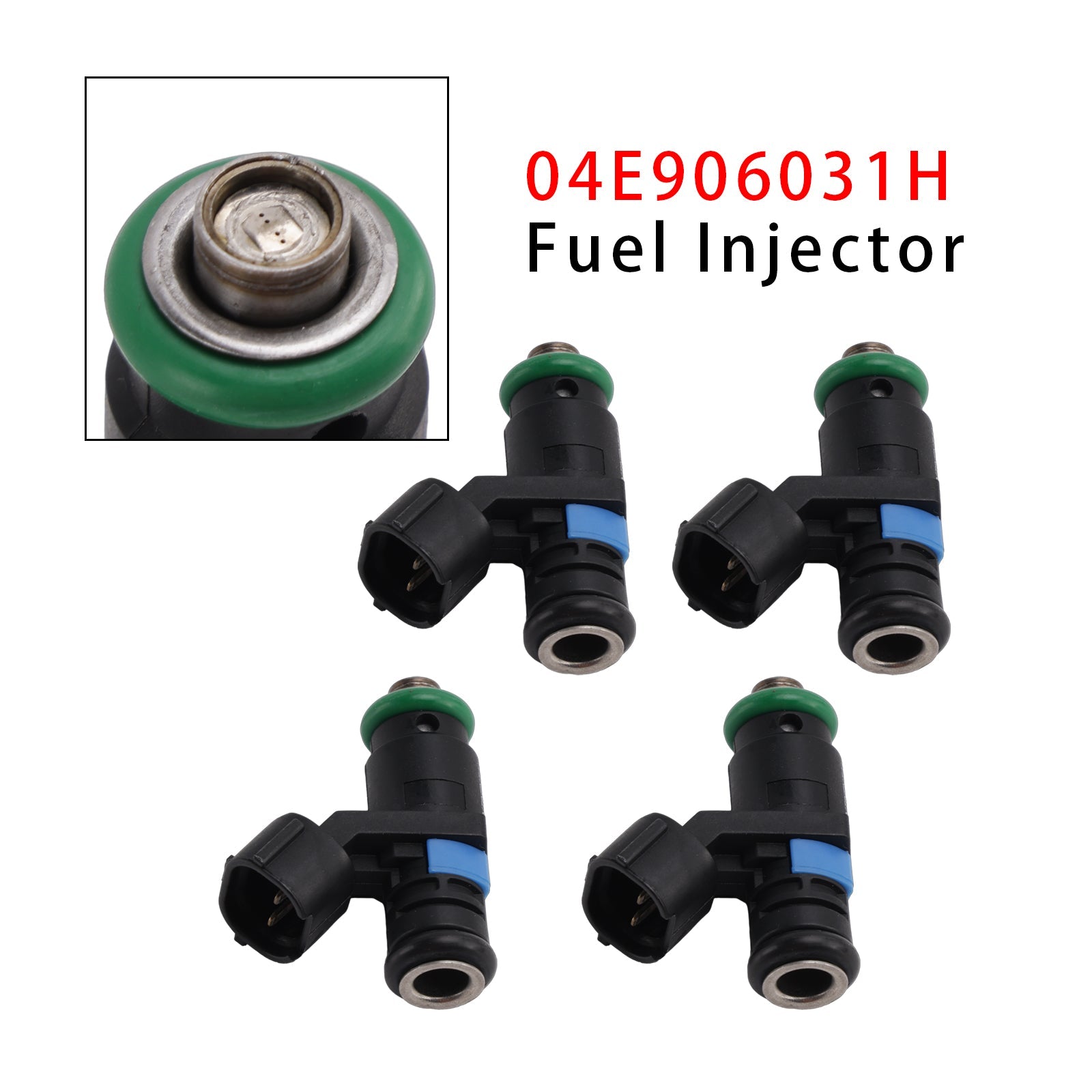 4 stuks Brandstofinjector Voor Seat Arona Ibiza Skoda Fabia VW Golf Polo 1.0 04E906031H