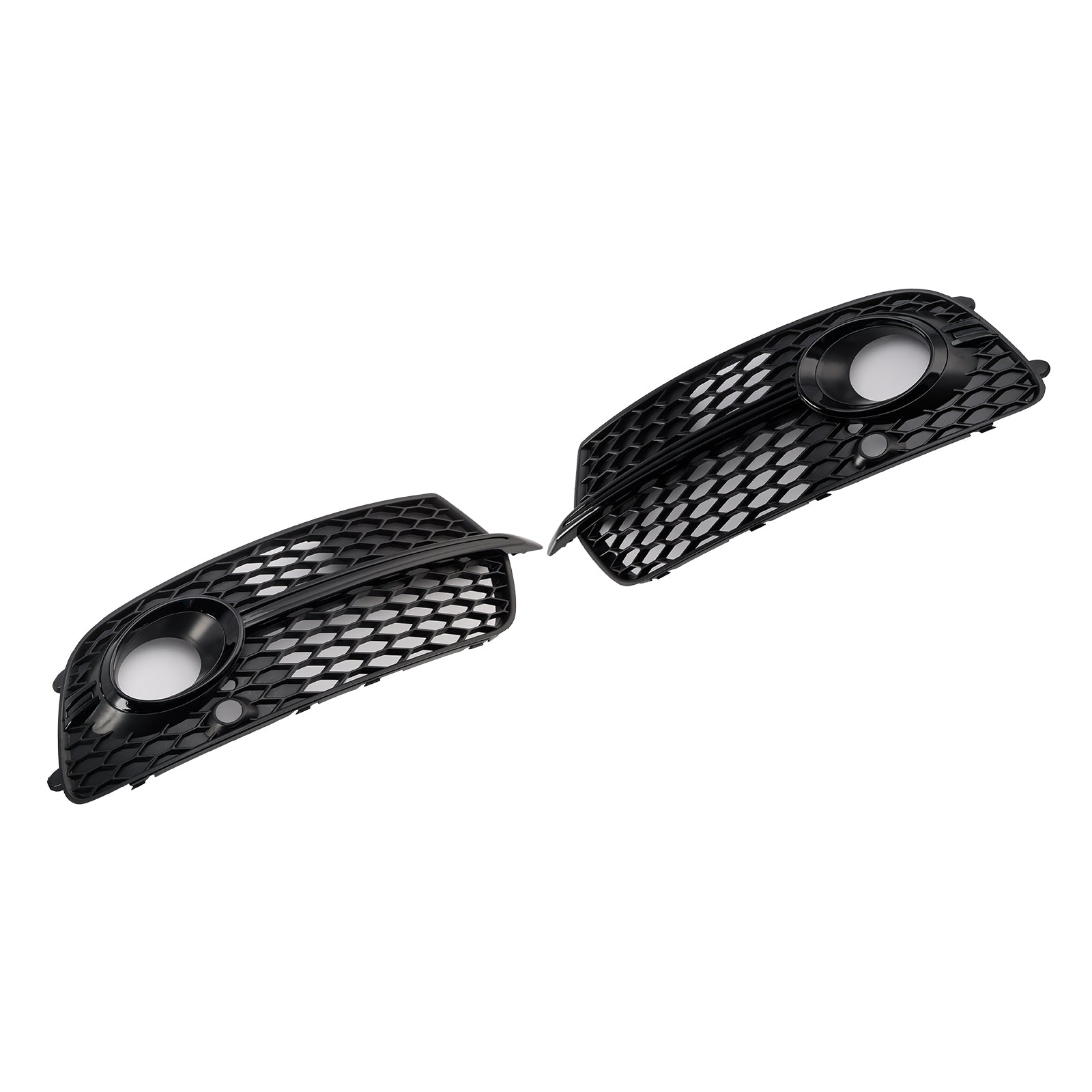 Black Front Fog Light Grille voor Audi Q5 S-Line SQ5 2013-2017