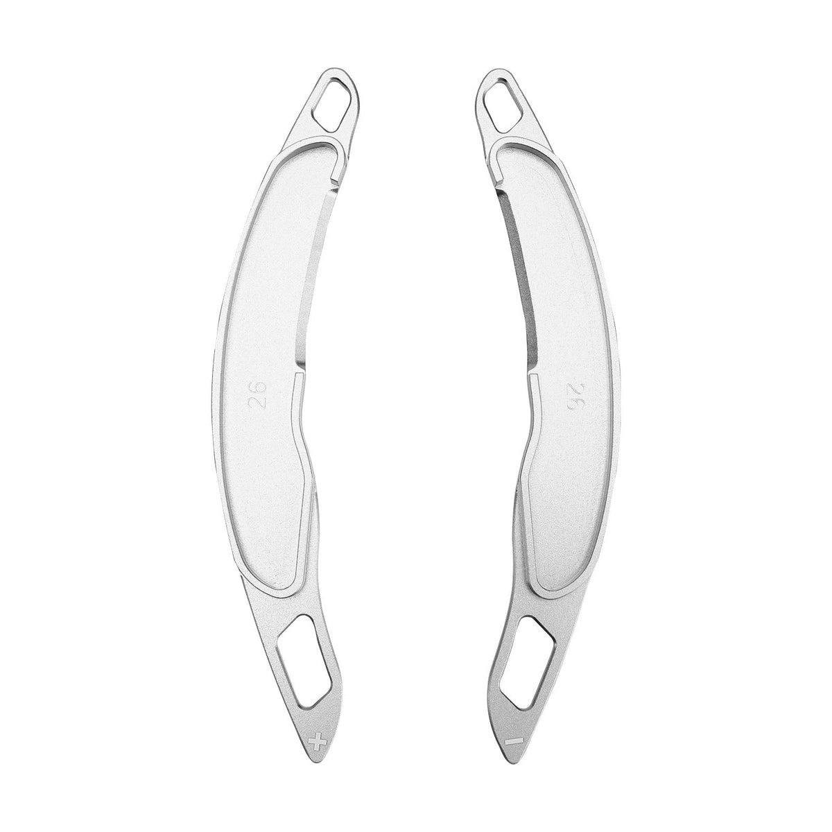 Stuurschakelpeddels voor Mitsubishi ASX 2013-2015 zilver aluminium