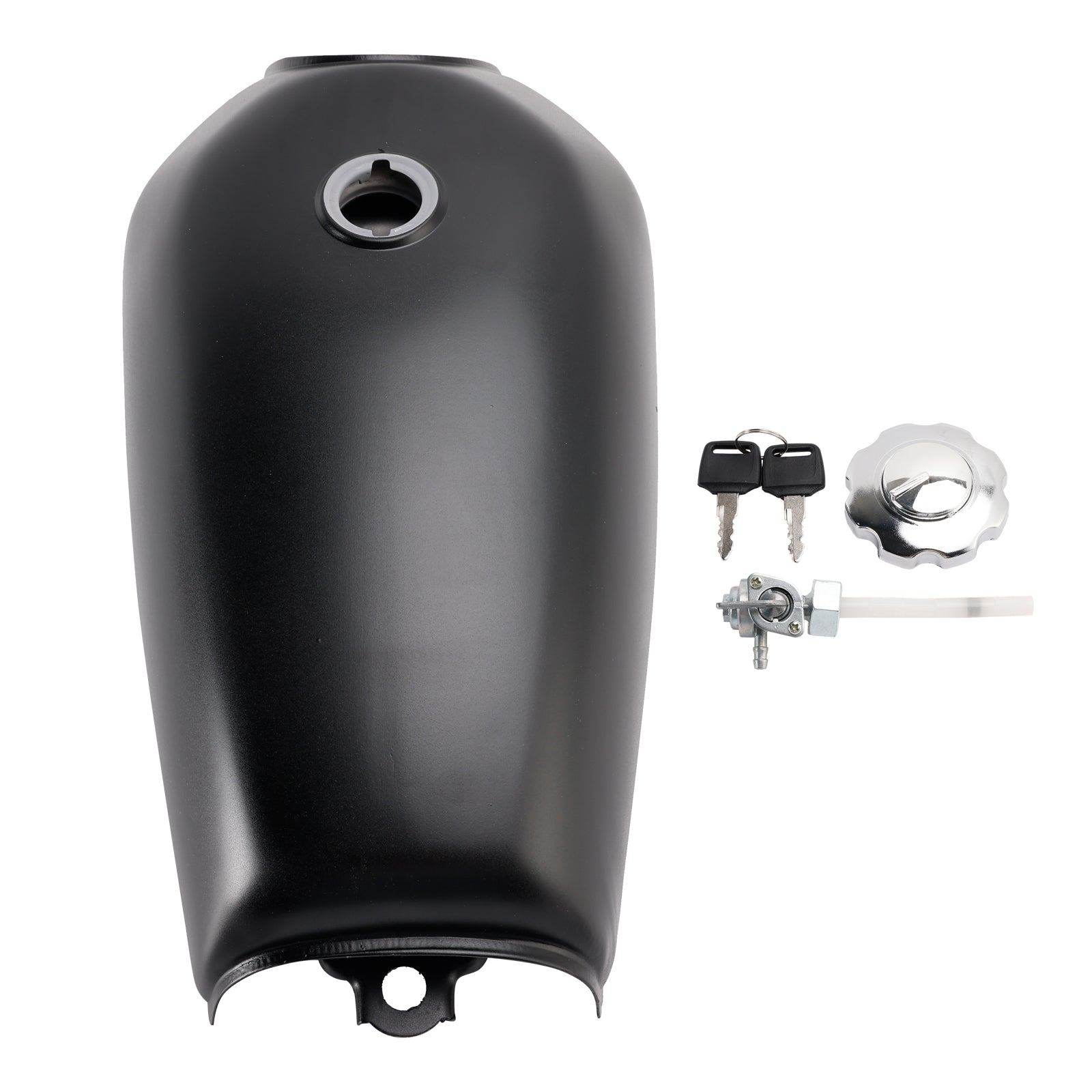 Réservoir d'essence Cafe Racer 9 L pour Honda CG 125 – Noir mat