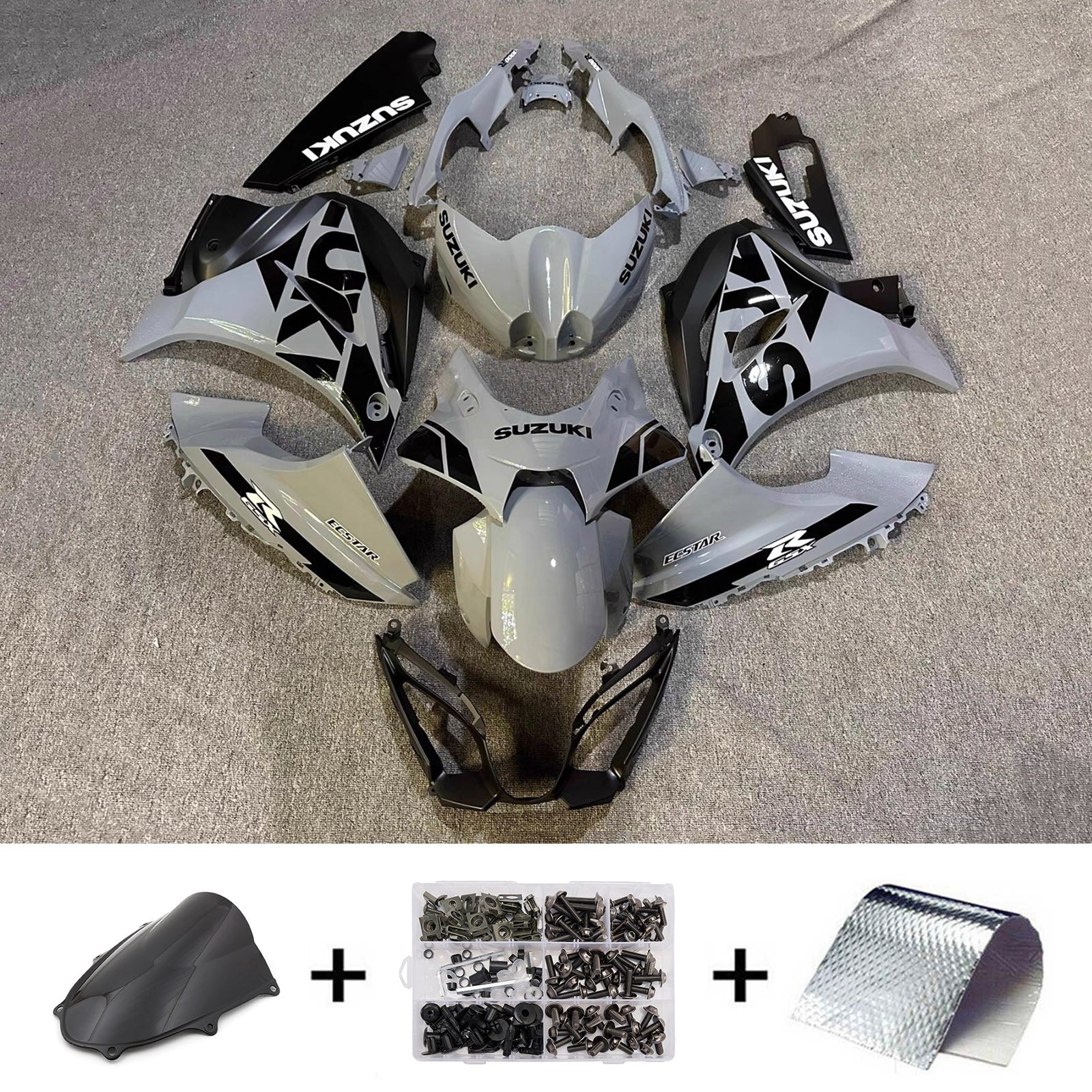 Zestaw owiewek z wtryskiem tworzywa ABS do Suzuki GSXR1000 2017-2025 K17