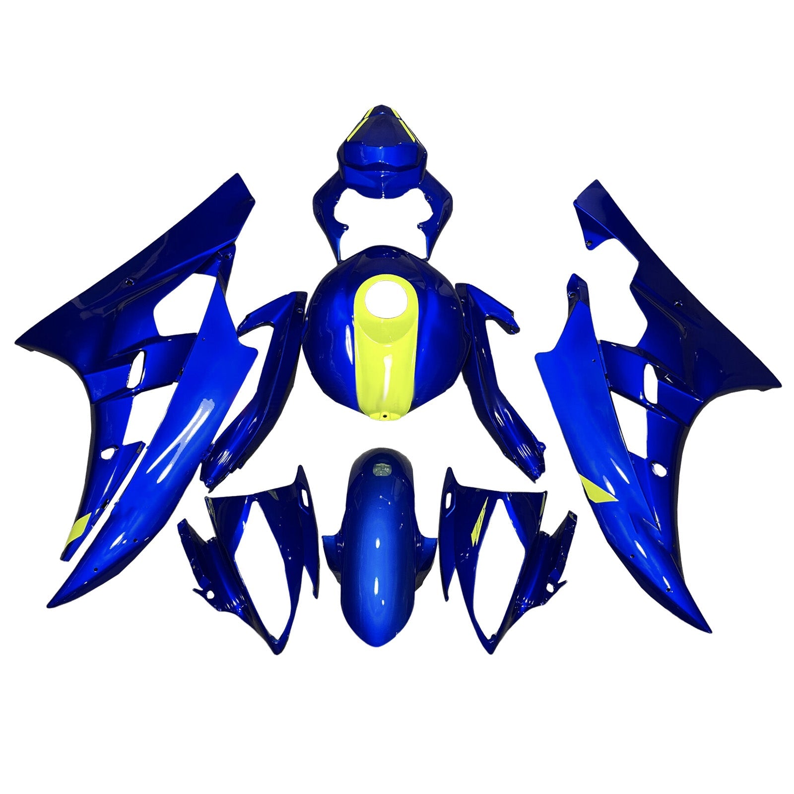 Zestaw owiewek z wtryskiem tworzywa ABS do Yamaha YZFR6 YZF-R6 2006-2007