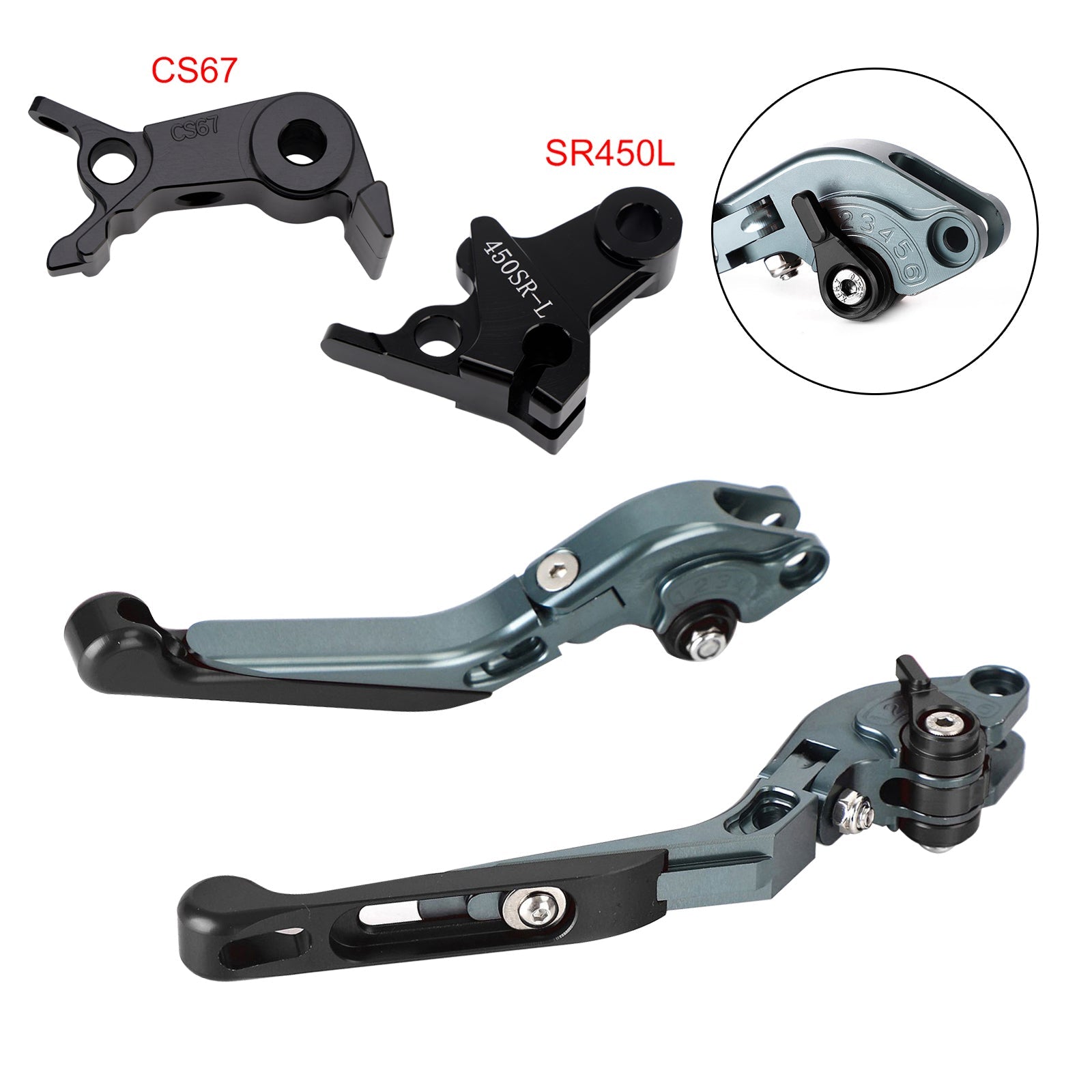 Levier de frein et d'embrayage réglable compatible avec VOGE DS900X 900DSX 2024-2026