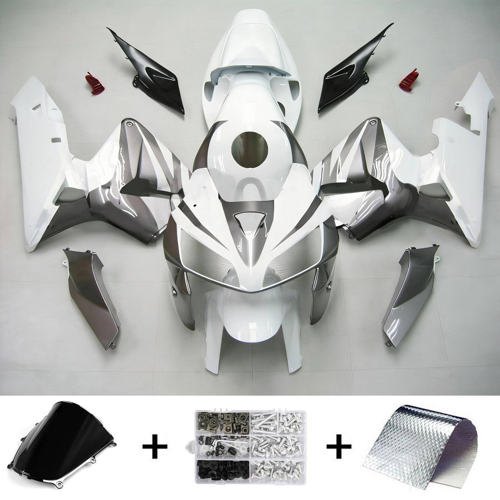 Kit de carénage par injection, carrosserie en plastique ABS pour Honda CBR600RR 2005-2006 F5