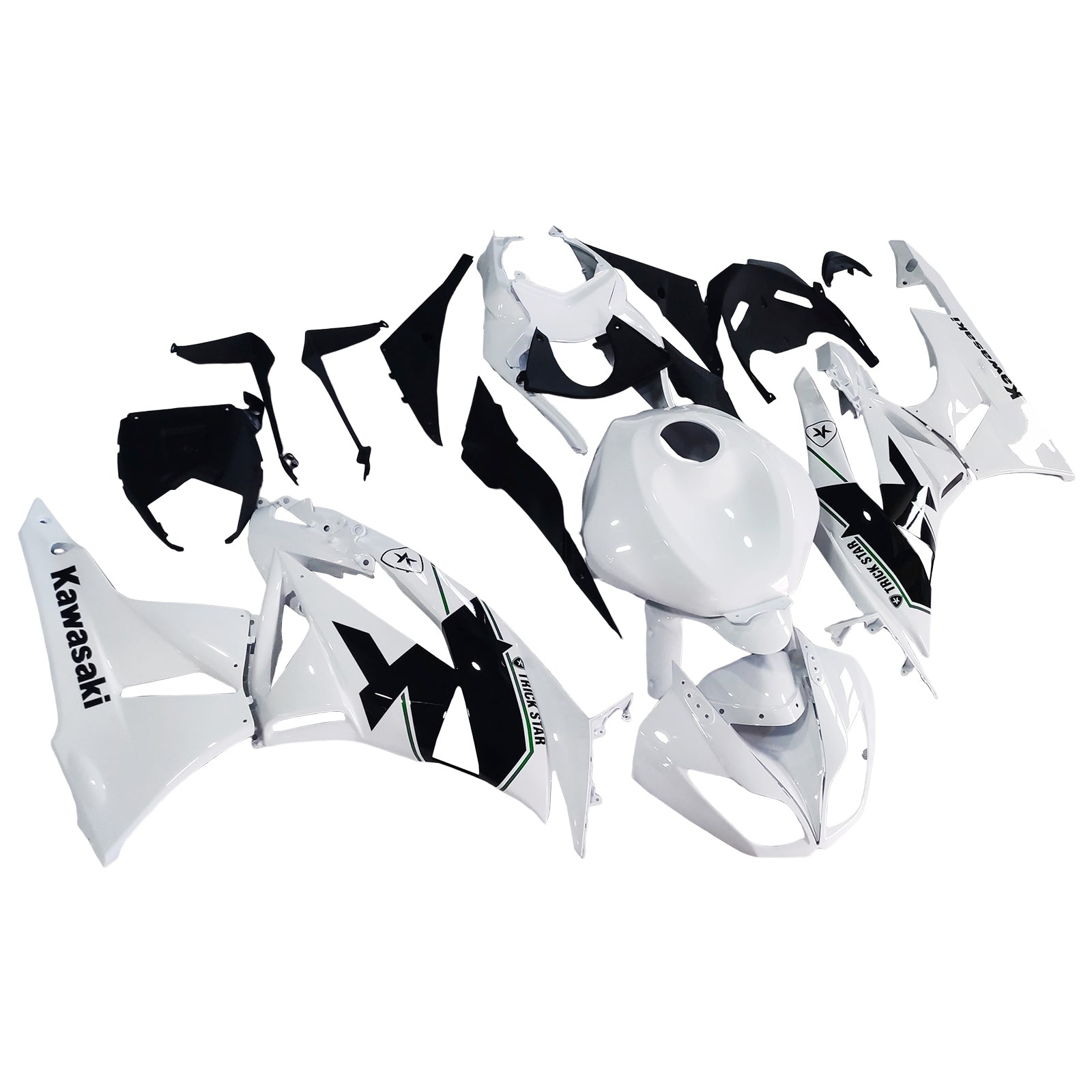 ABS plastični komplet za Kawasaki ZX6R 636 2009-2012