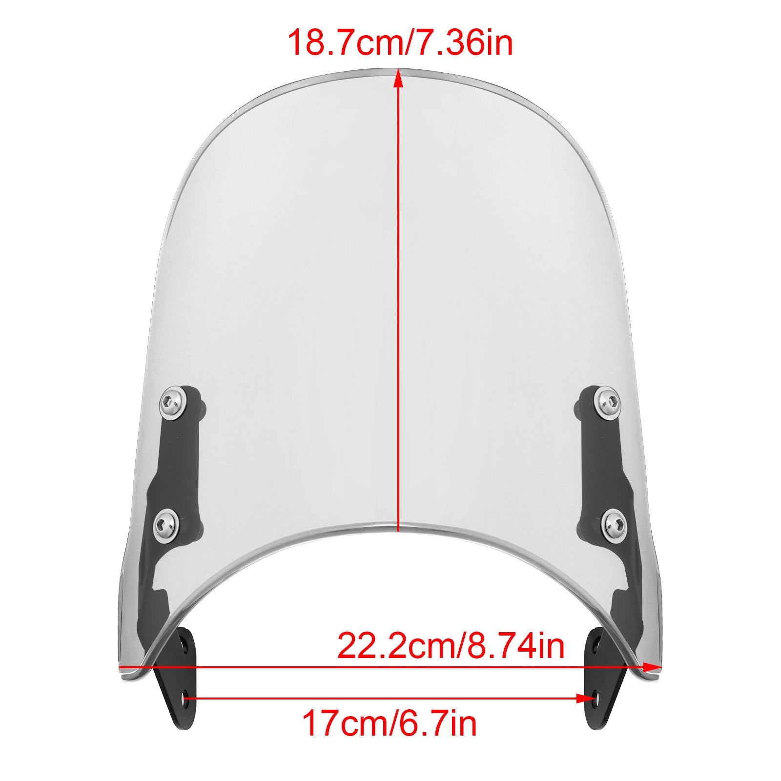 Parabrezza per Kawasaki Eliminator 400 450 23-24 Eliminator 500 2024