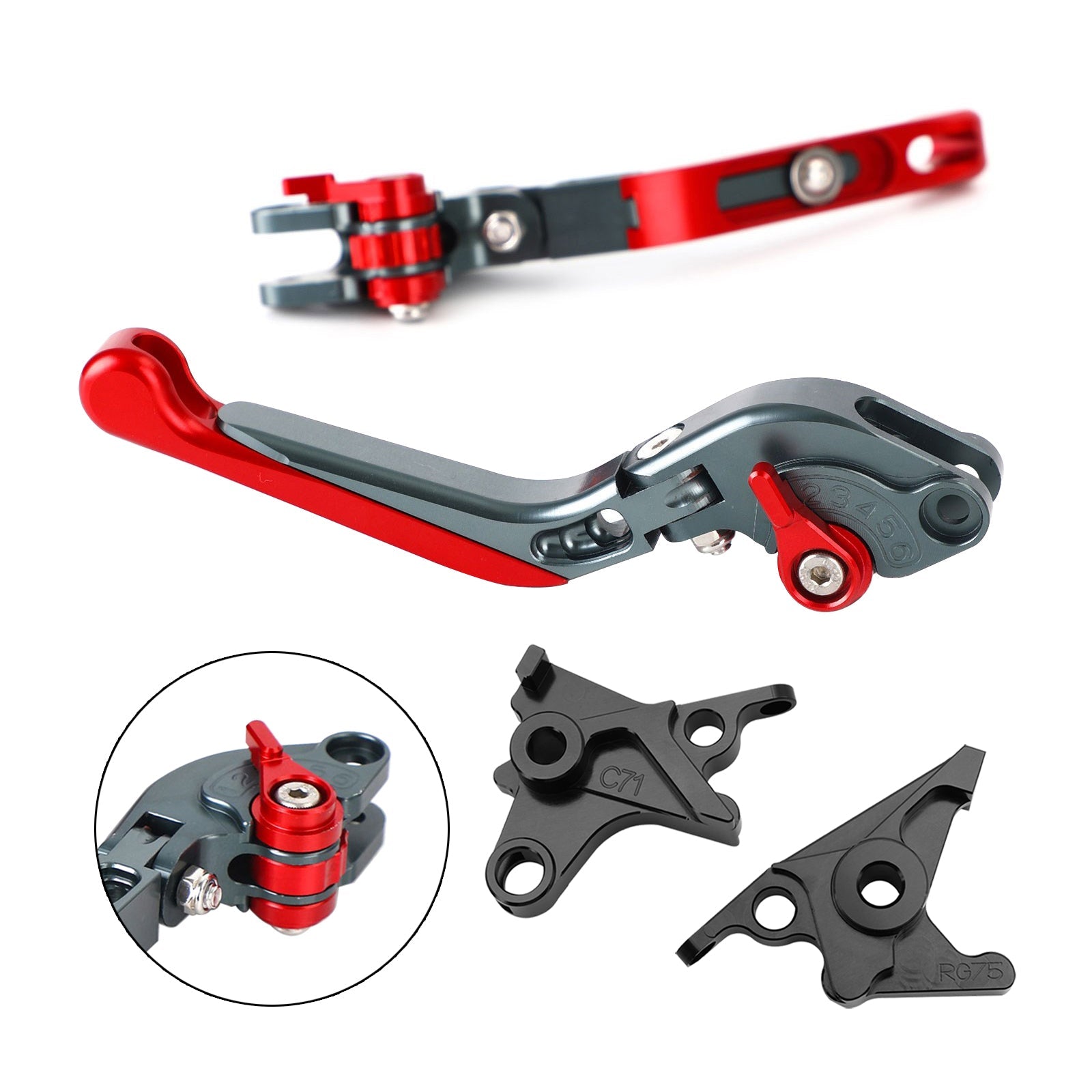 Levier de frein d'embrayage réglable pour BMW R NINE T /PURE/RACER 2017-2023