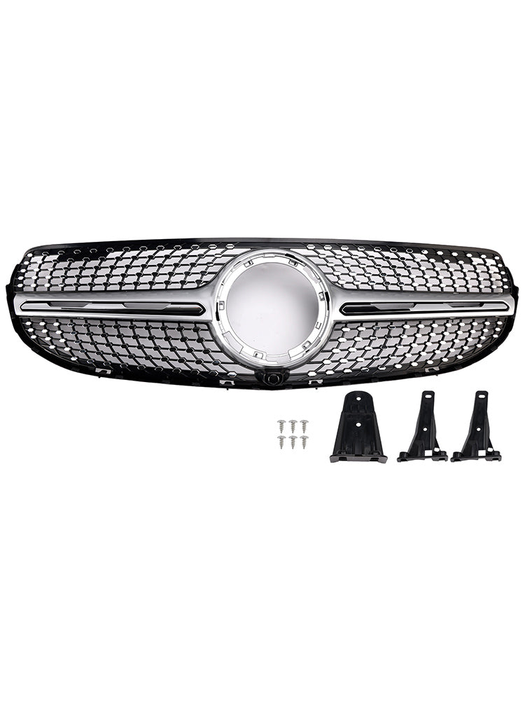 Diamentowa przednia siatka zderzaka dla Mercedes-Benz x253 GLC250 GLC300 2020-2022