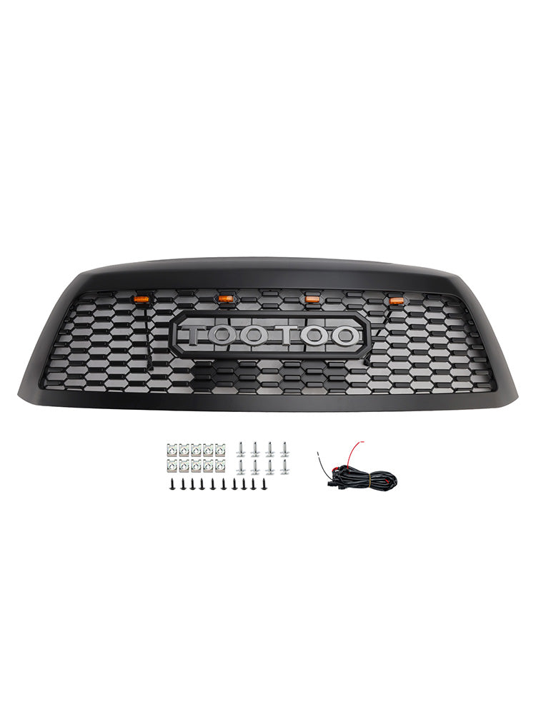 Griglia paraurti anteriore nero opaco con LED per Toyota Sequoia (2008-2018)