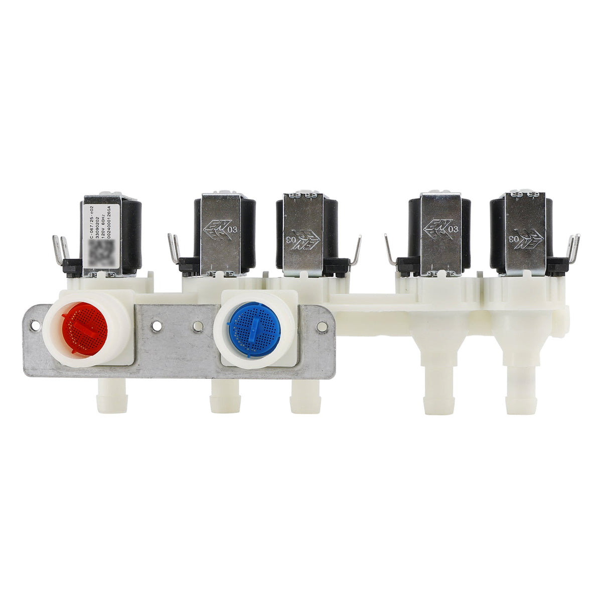 Électrovanne d'arrivée d'eau WH23X29553 pour lave-linge GE