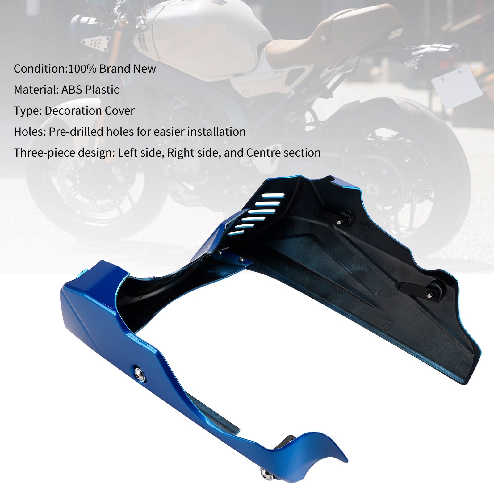 Sabot moteur inférieur et protection de carénage pour Yamaha XSR900 (2022-2025)