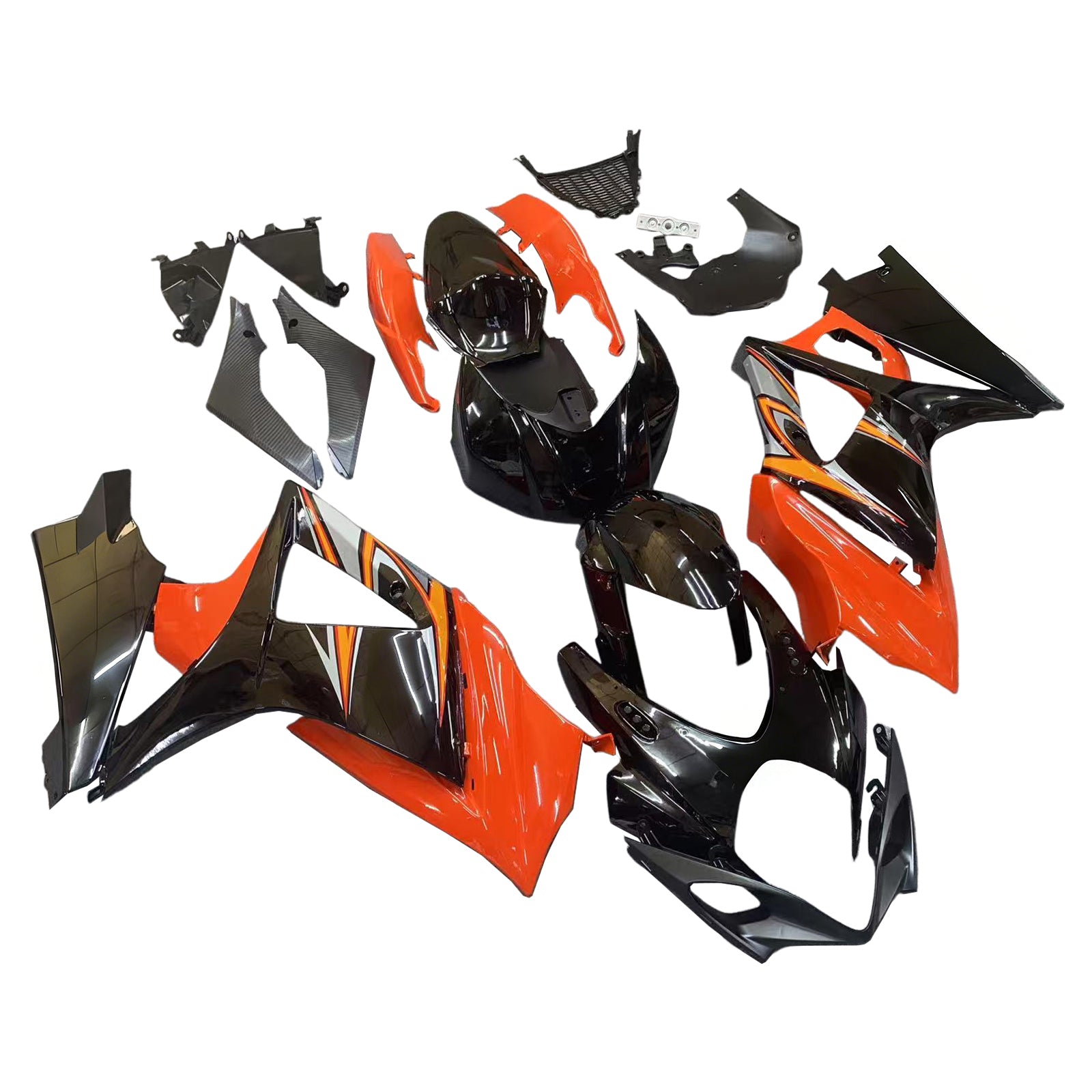 Kit de carénage par injection, carrosserie en plastique ABS, compatible avec Suzuki GSXR1000 2007-2008