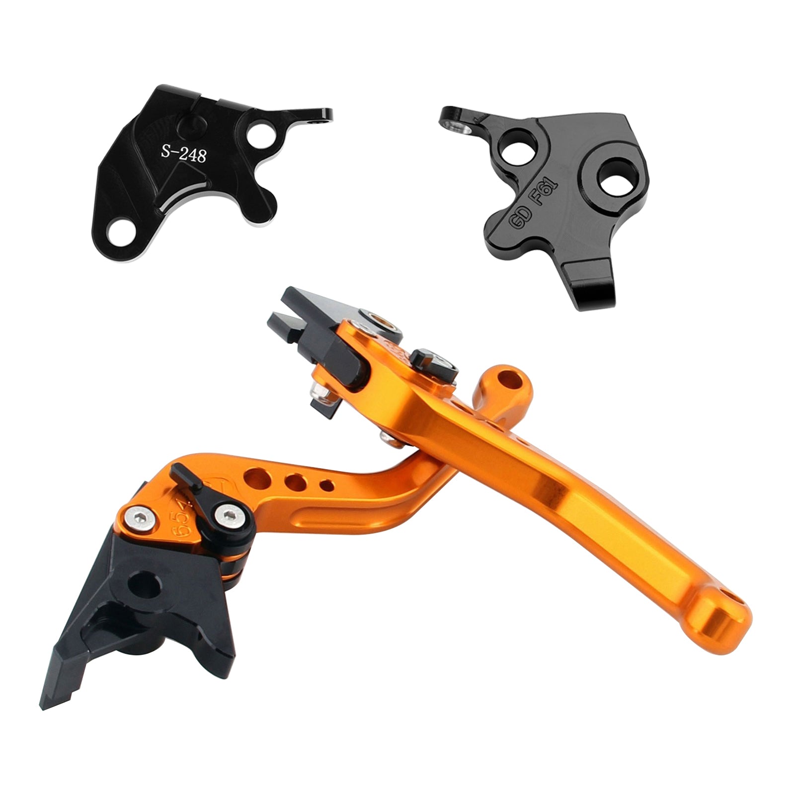 Palanca de freno y embrague corta para Yamaha YZF R125 2008-2011