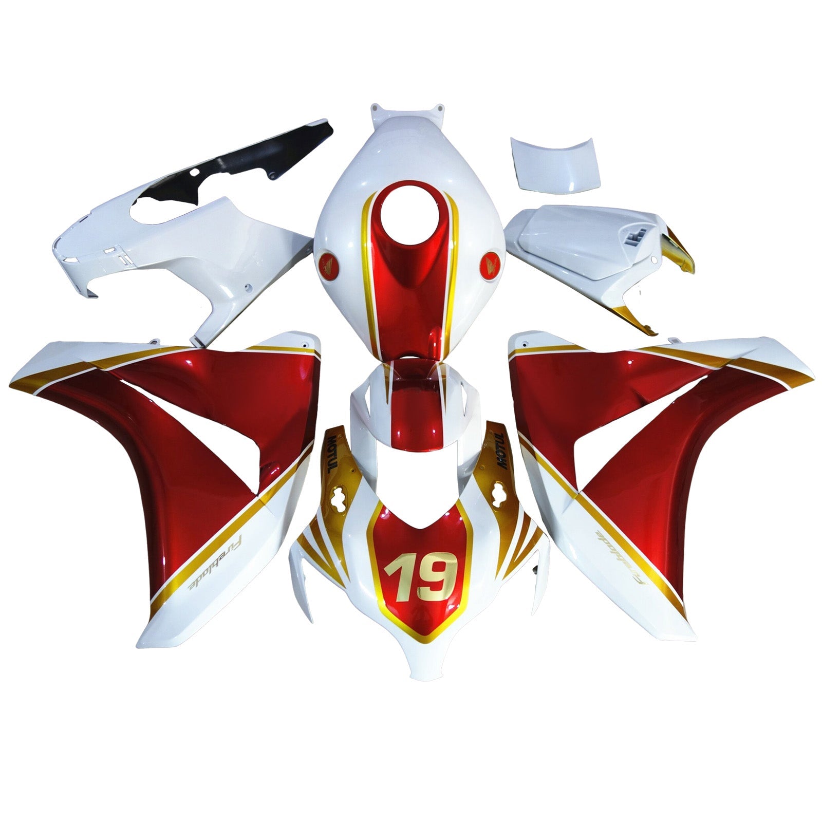 Kit van een tekort geïnjecteerd in ABS-plastic voor Honda CBR1000RR 2008-2011