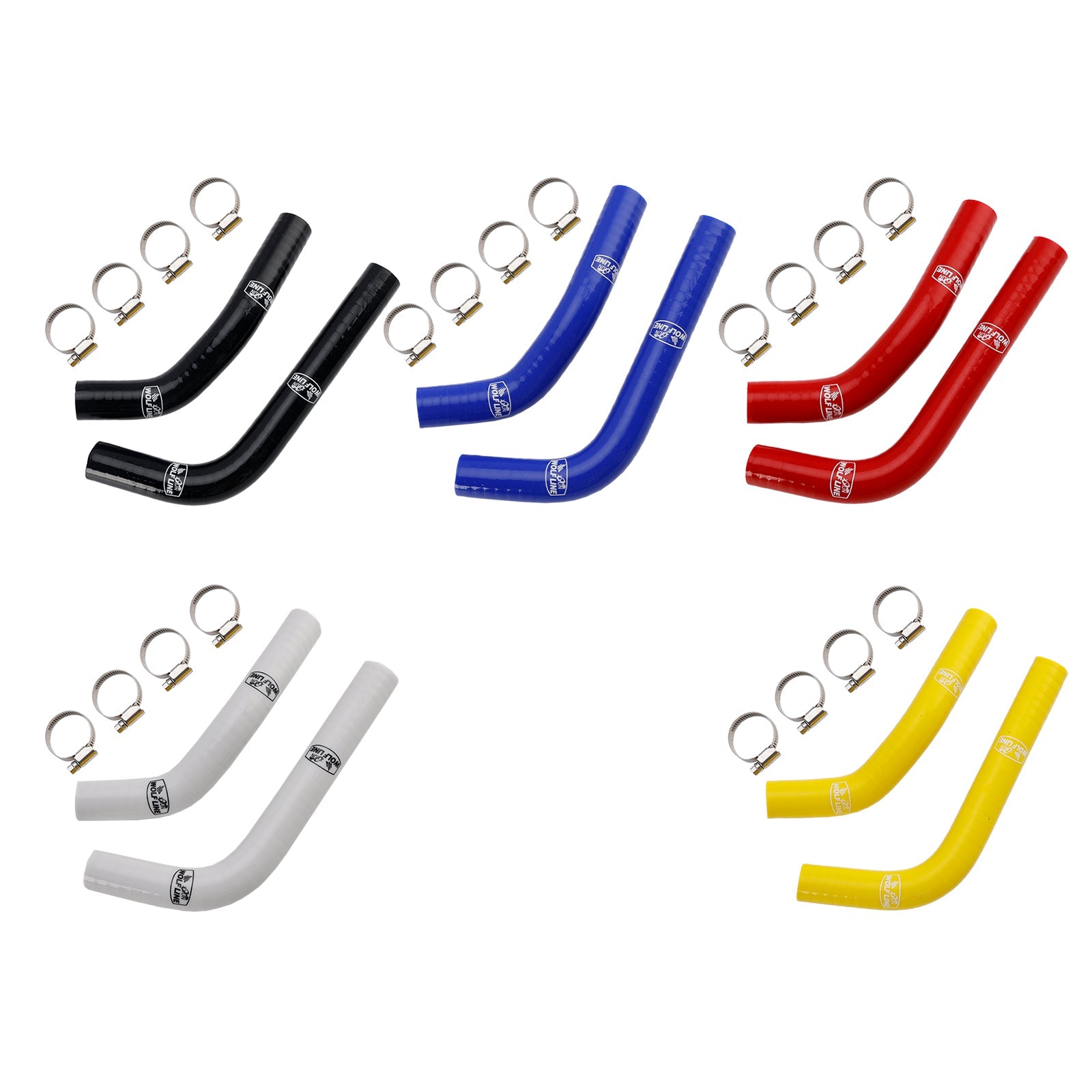 Manguera de enfriamiento de silicona para radiador Yamaha MT-03 MT-25 YZF R3 R25 2015-2024