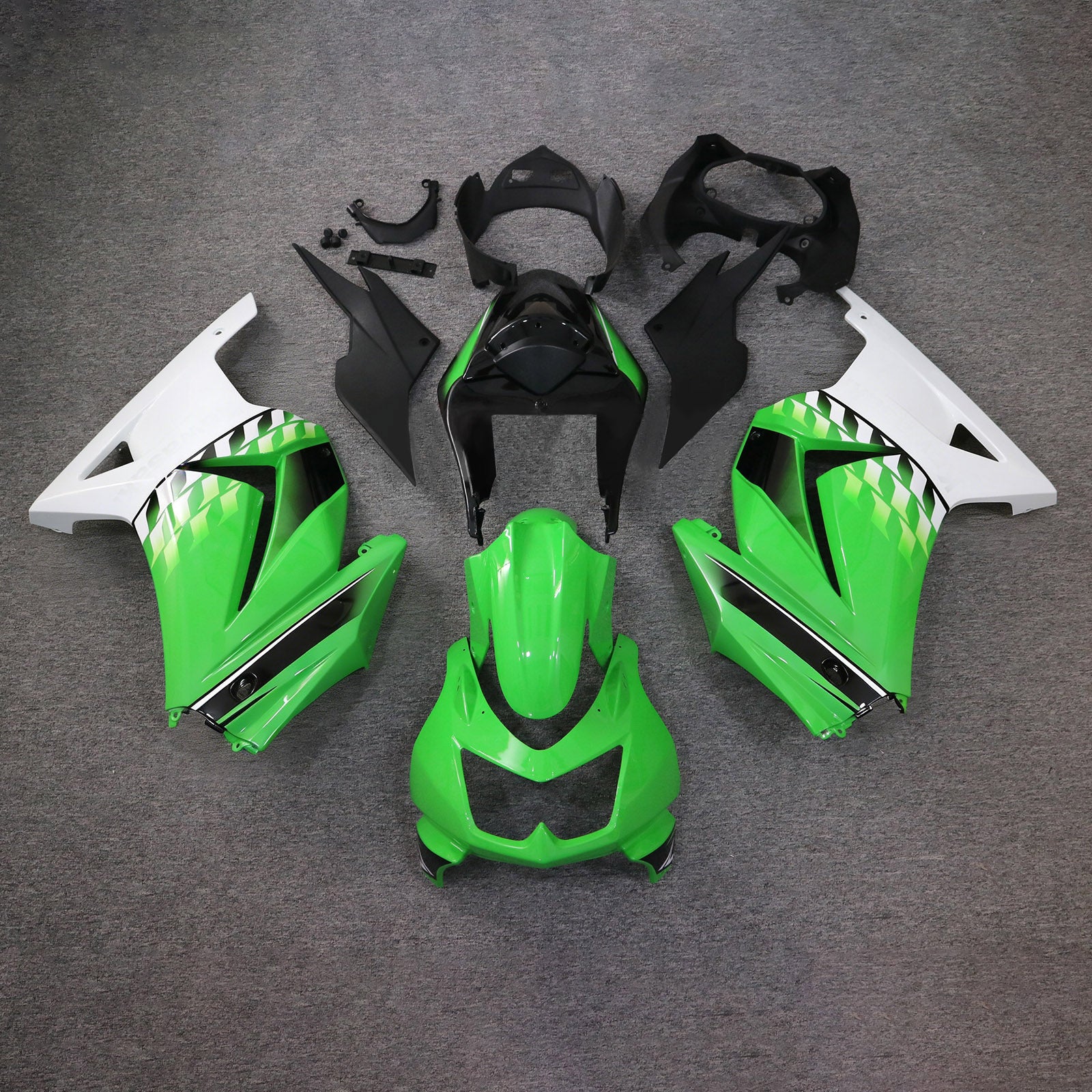 Kit de carénage injecté en plastique ABS pour Kawasaki EX250 Ninja250R 2008-2012