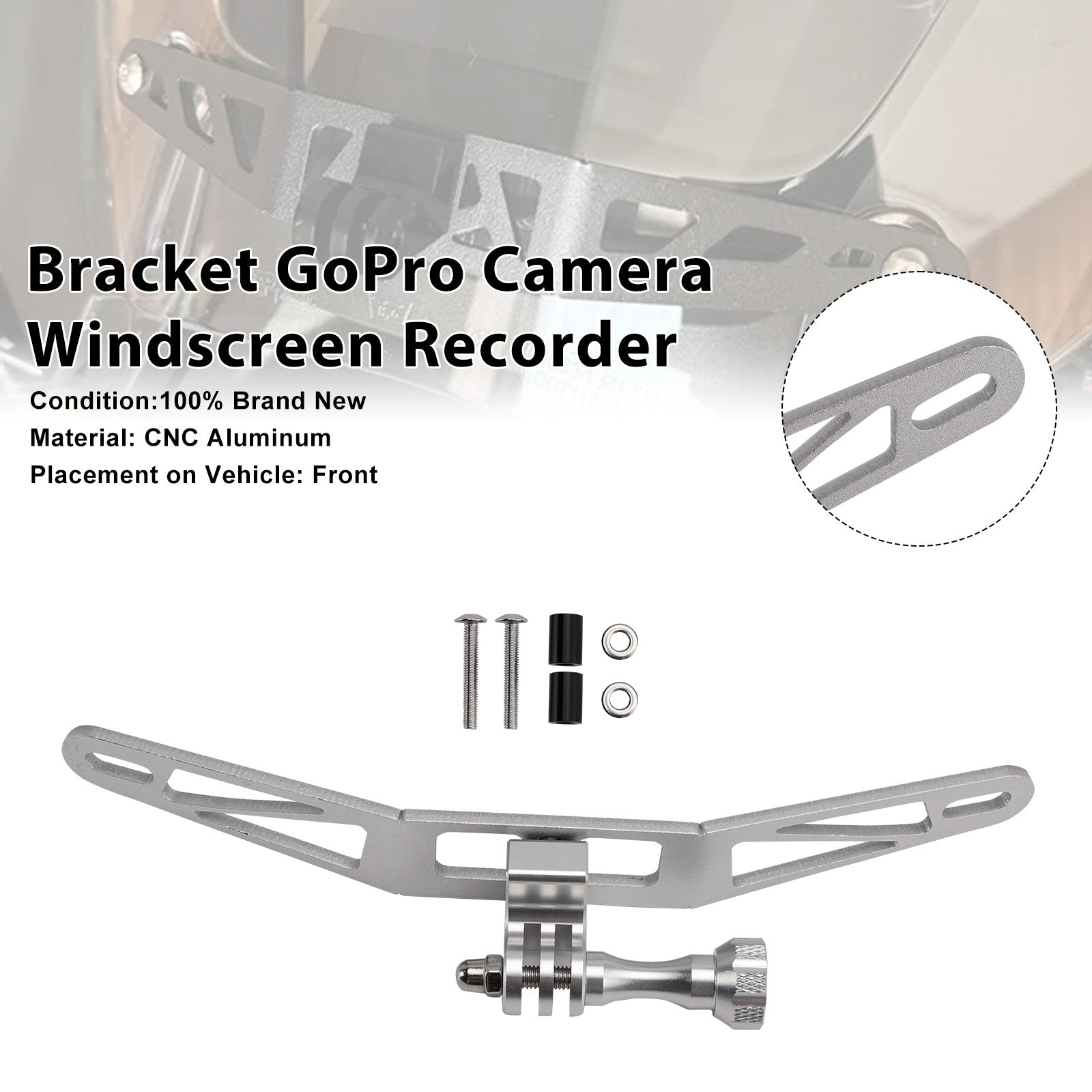 GoPro Camerahouder voor BMW R1300GS S1000XR F900XR F850GS Voorruit
