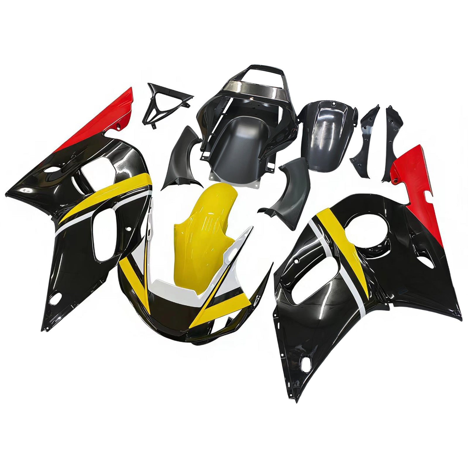 Kit de carénage à injection en plastique ABS pour Yamaha YZF 600 R6 1998-2002