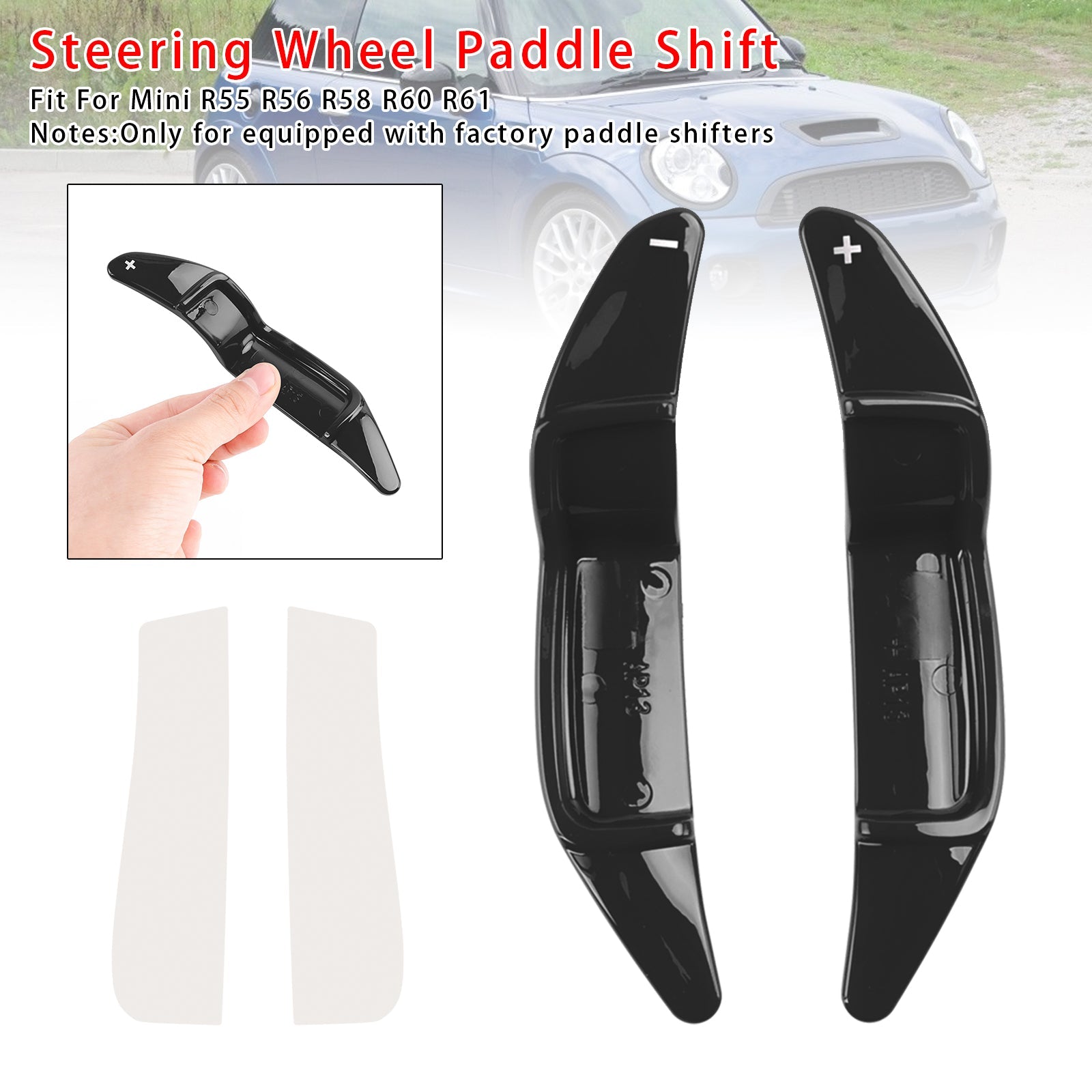 Uitbreiding van rij -snelheidsovertredingen voor het stuurwiel voor Mini R55 R56 R58 R60 R61