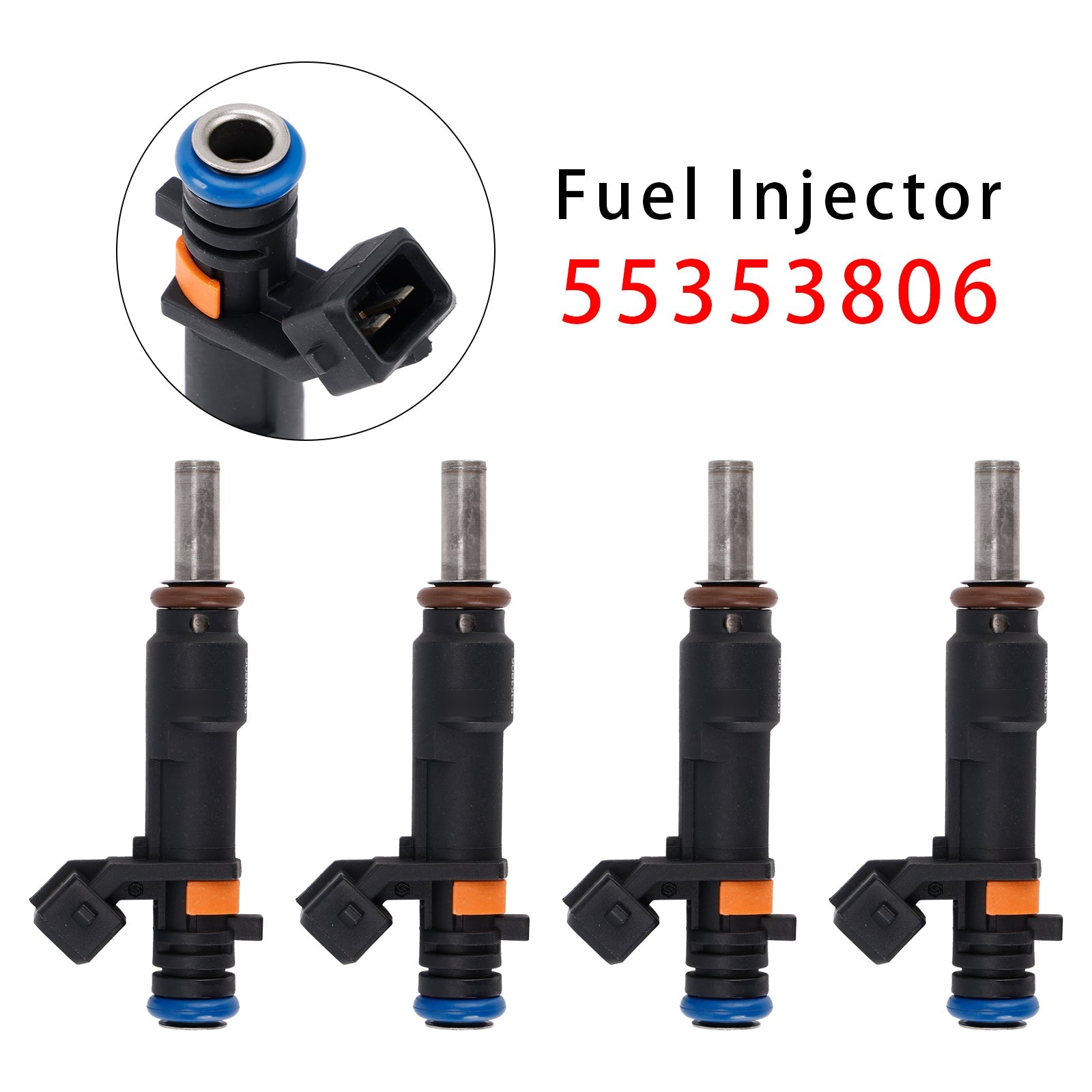 4 injecteurs de carburant pour Vauxhall Astra, Insignia, Chevrolet Cruze et Trax 55353806