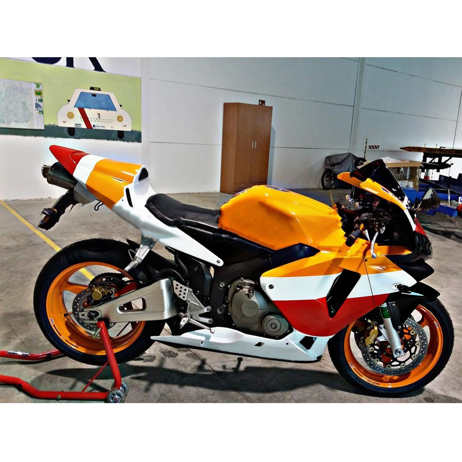 Kit de carénage par injection, carrosserie en plastique ABS pour Honda CBR600RR 2003-2004 F5