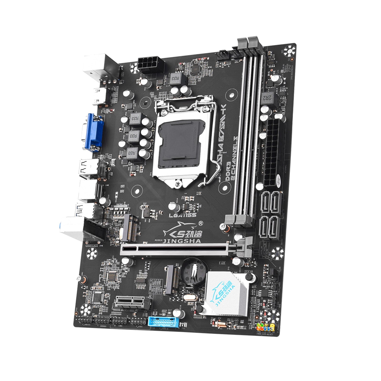 Carte mère B75M-K pour ordinateur de bureau, carte réseau Gigabit, mémoire DDR3, LGA-1155, CPU M.2