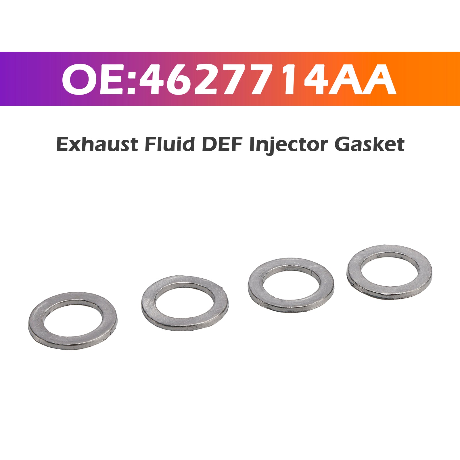 Sello de inyector de líquido de escape DEF 4627714AA para Dodge Ram 6.7L Diesel 4× 2013-2018