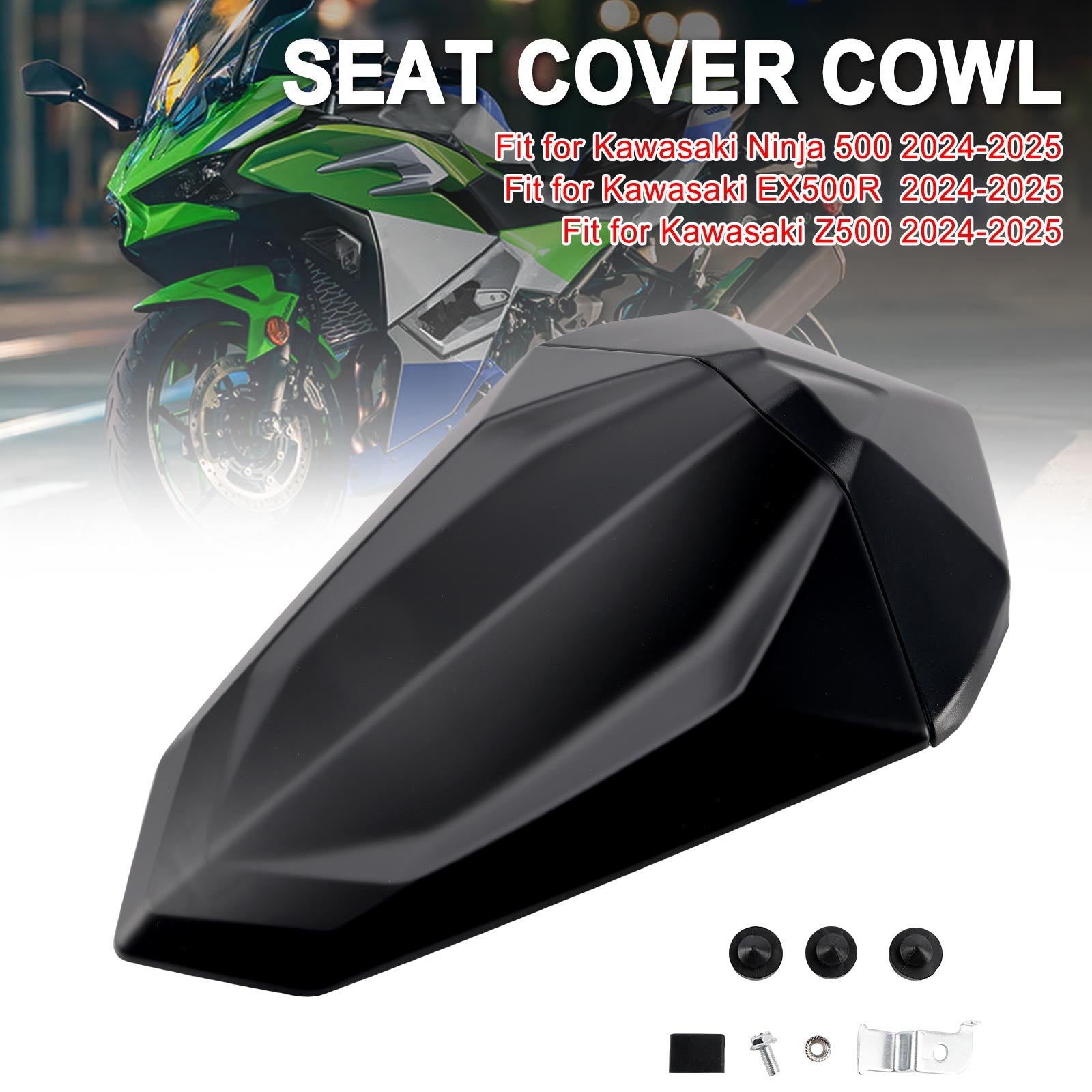 Zadnji sedlo karalni pokrov za Kawasaki Ninja 500 EX500R Z500 2024-2025