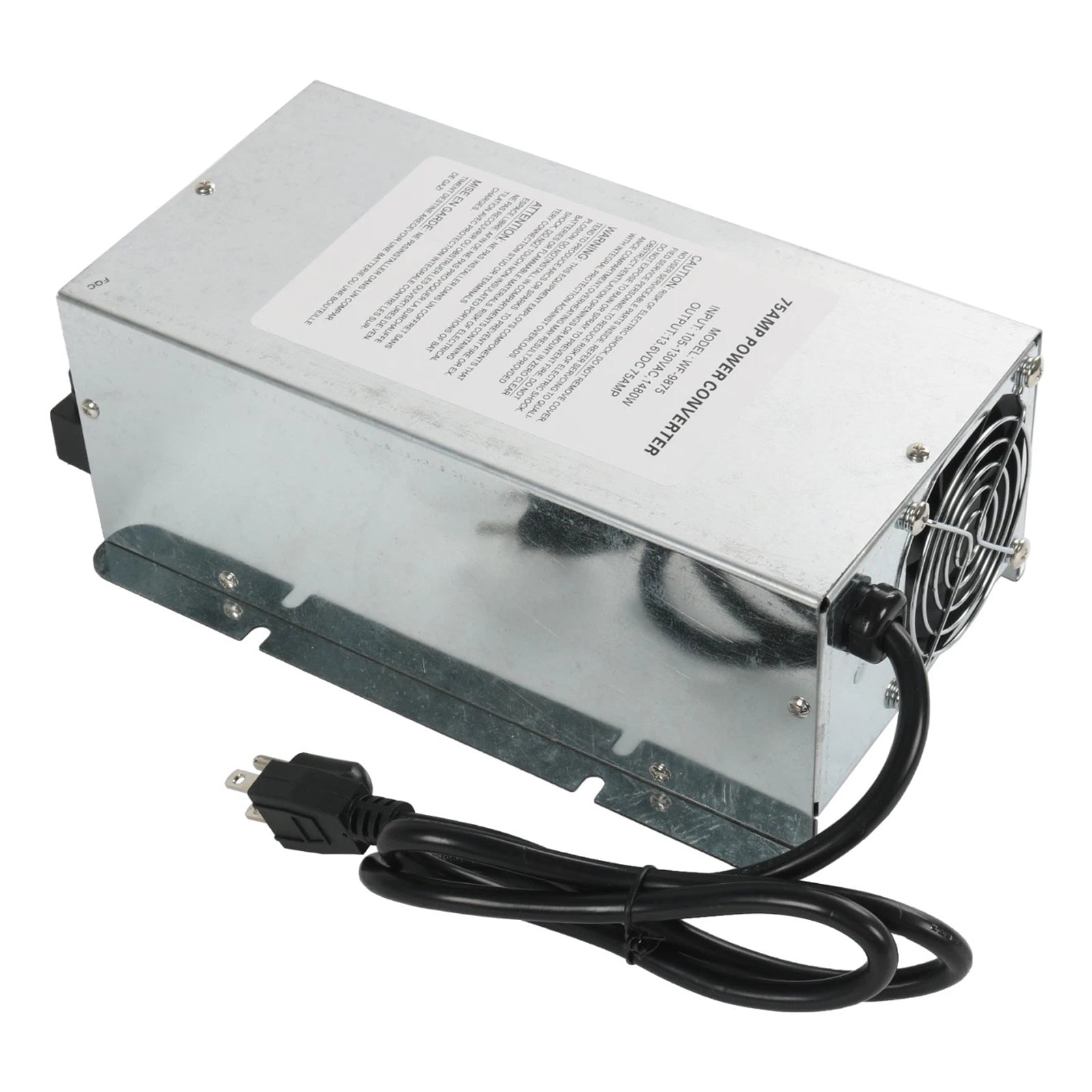 Chargeur convertisseur WF-9875, sortie CC 75 A, montage sur pont