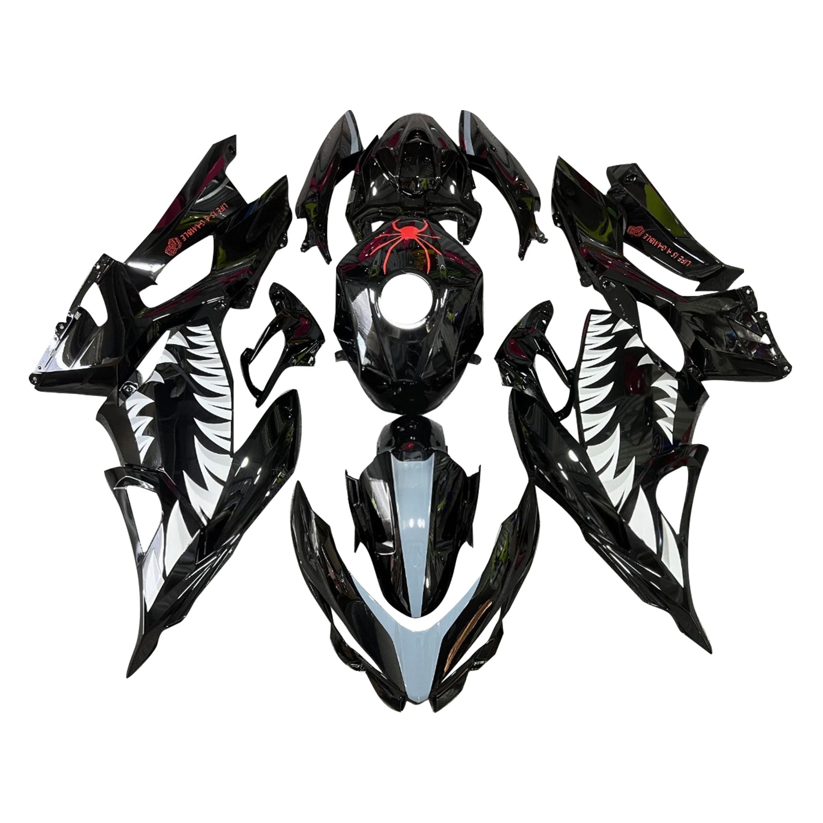 Injekcijski komplet, plastična karoserija ABS za Kawasaki EX400 ninja400 2018-2024